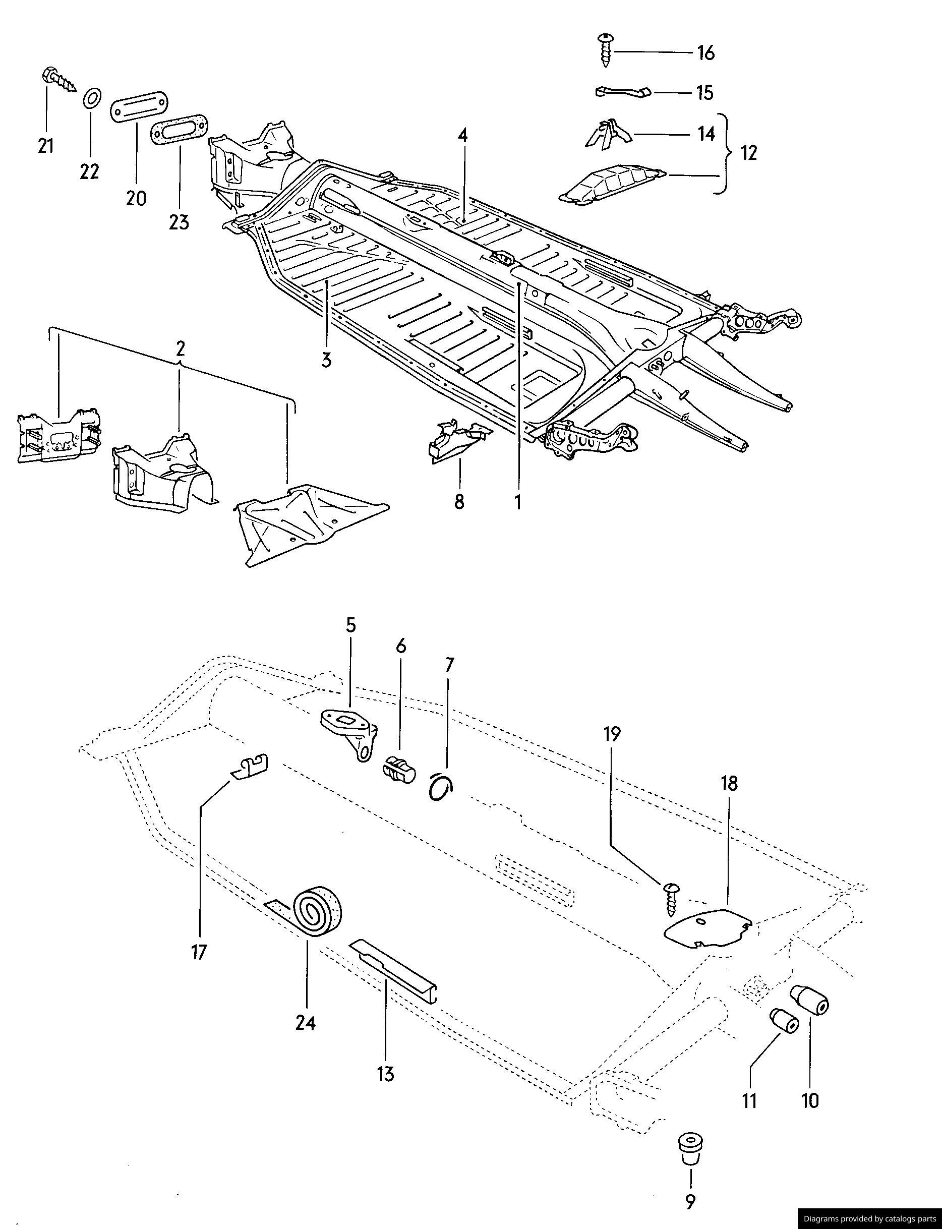 Car part diagram