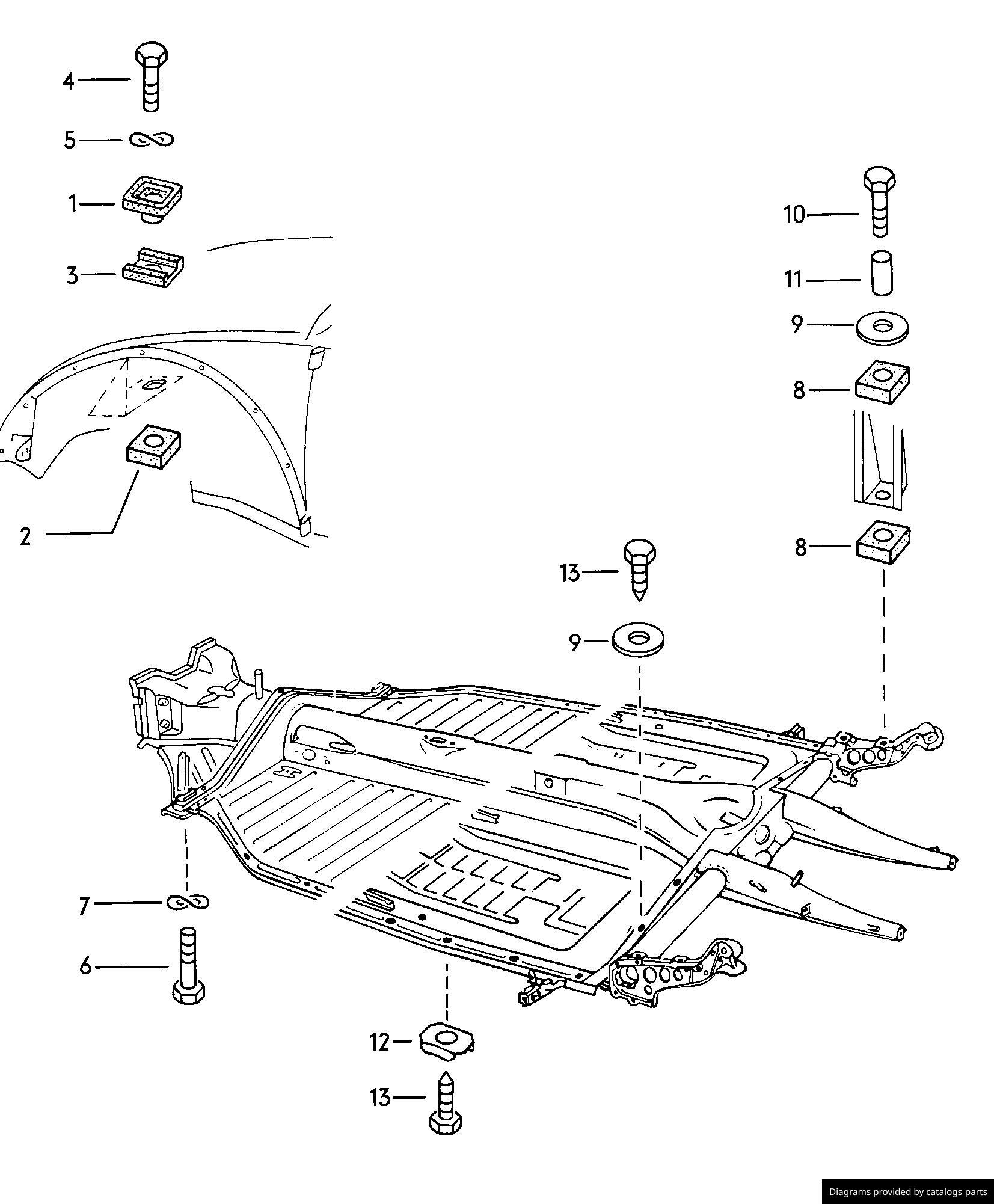 Car part diagram