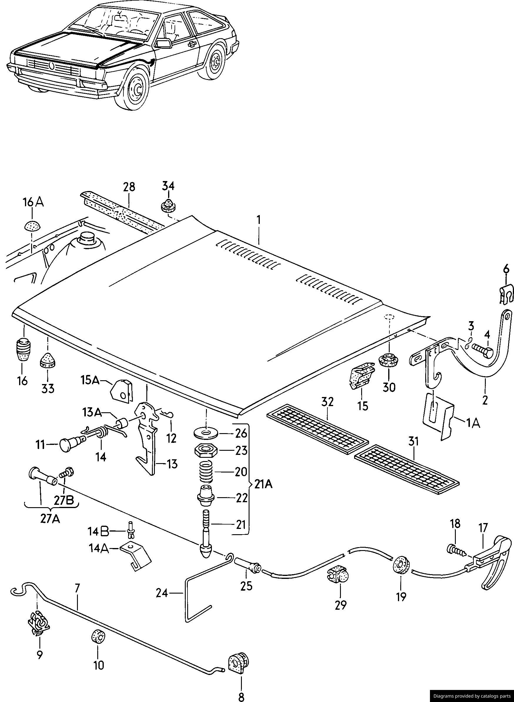 Car part diagram