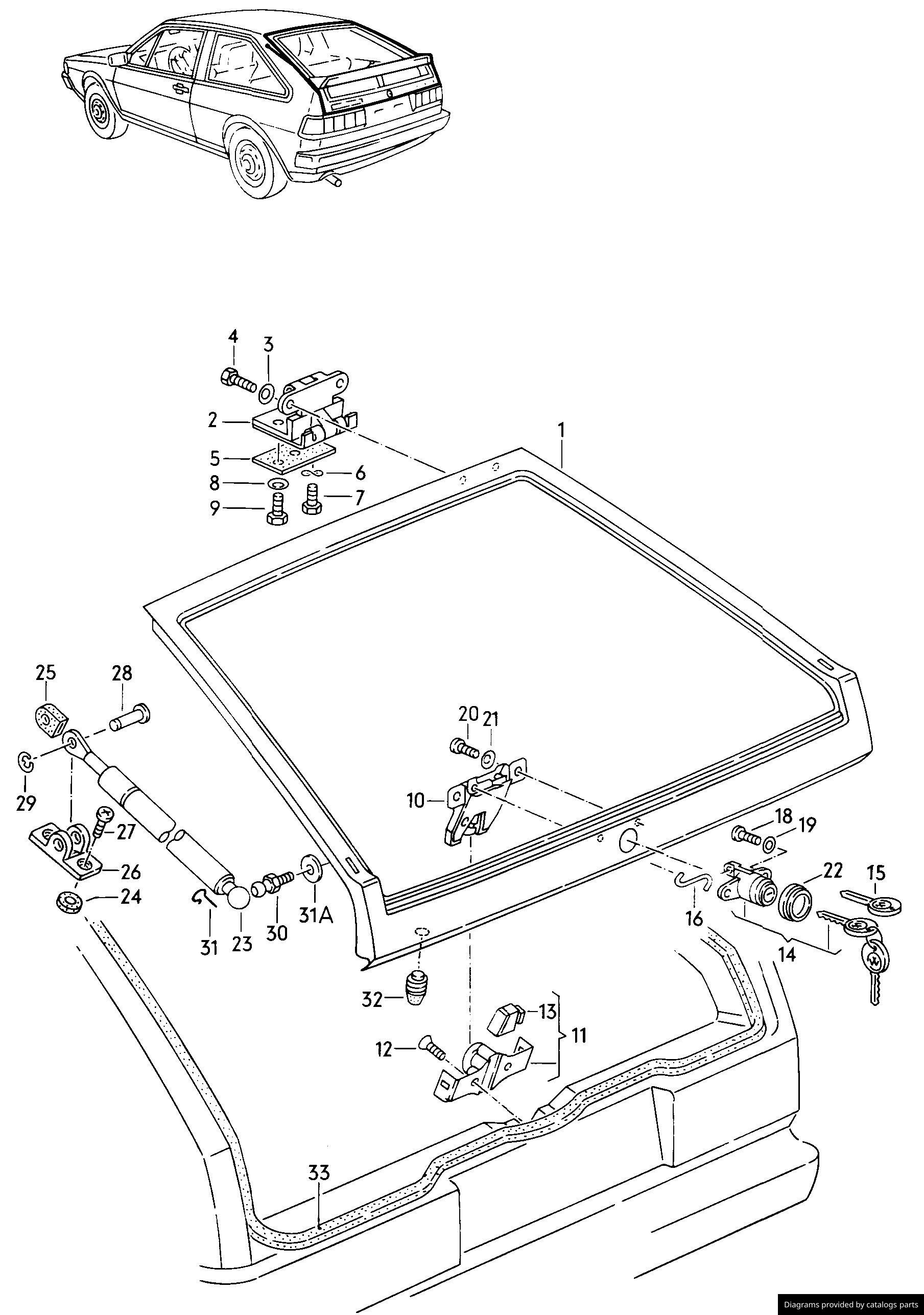Car part diagram
