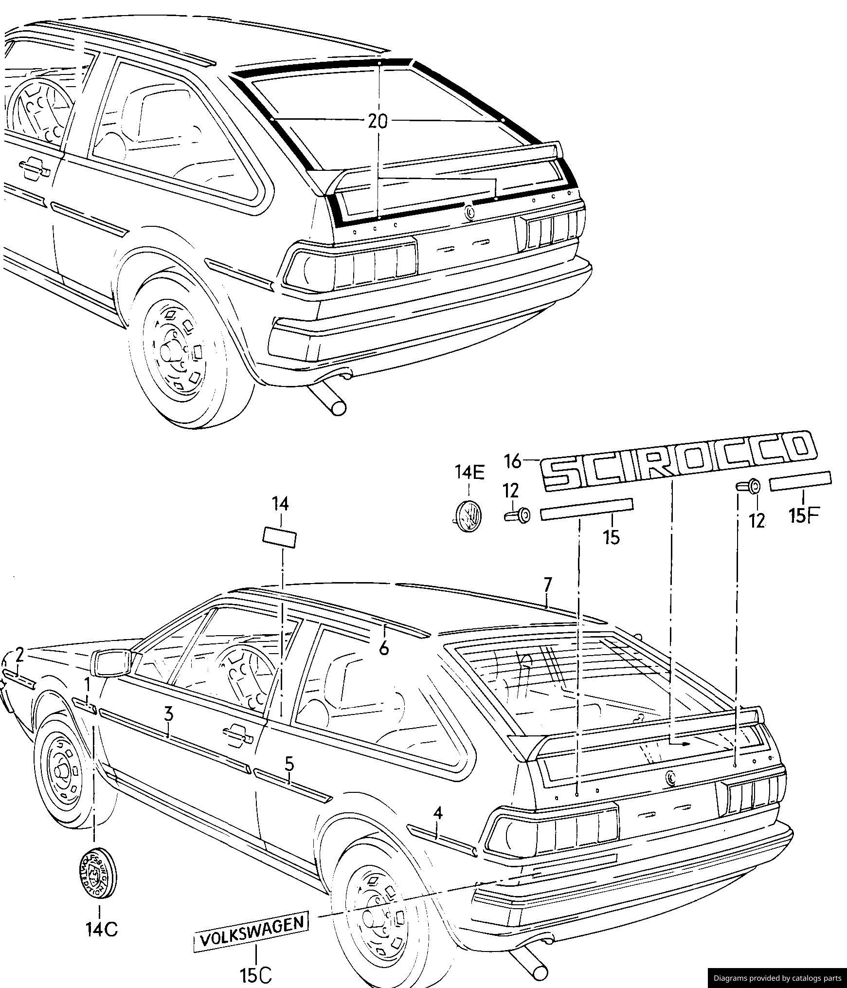 Car part diagram