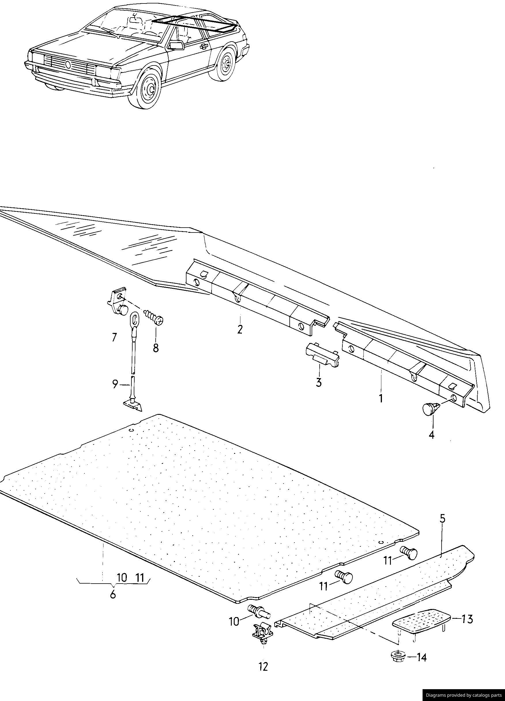 Car part diagram