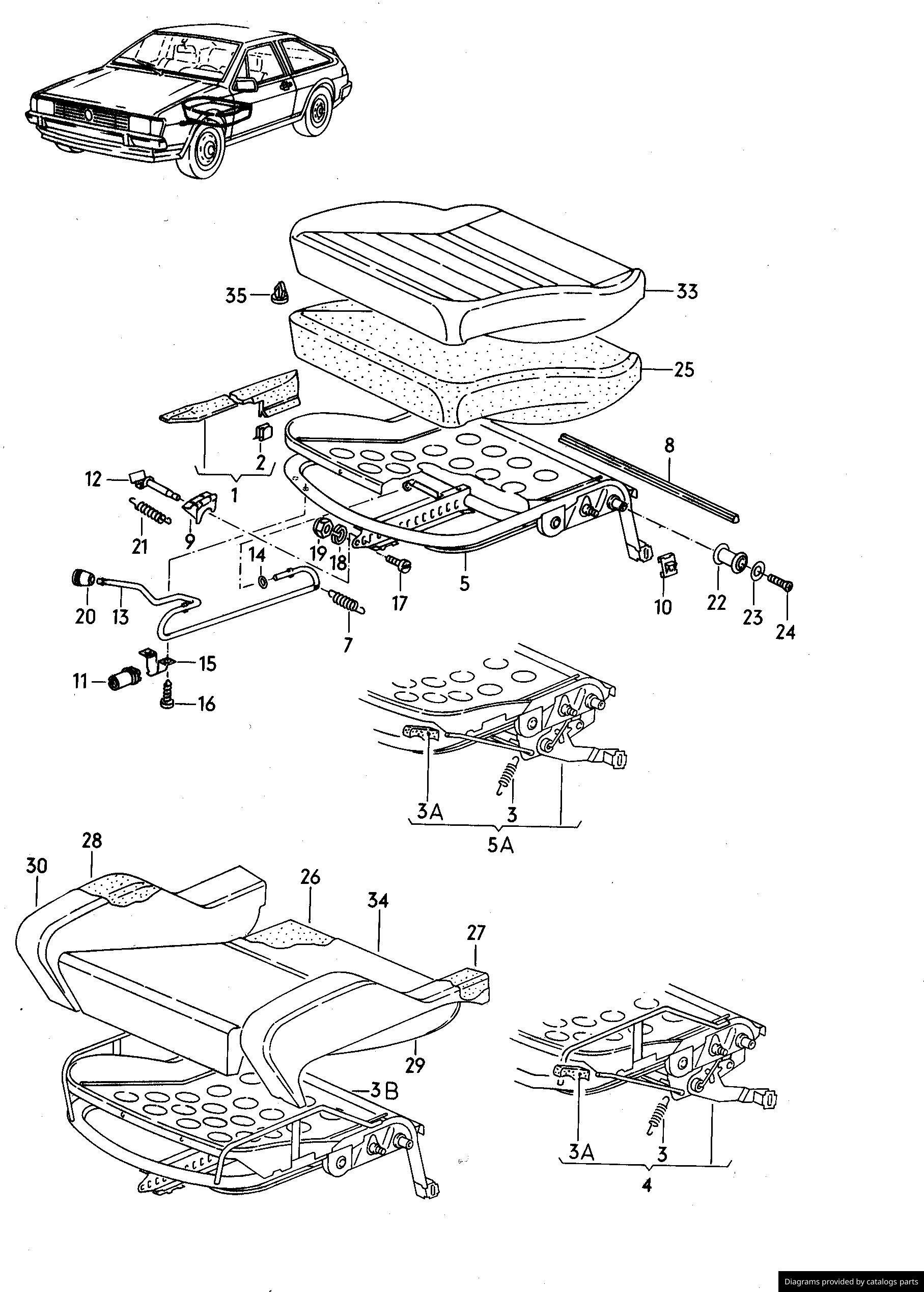 Car part diagram