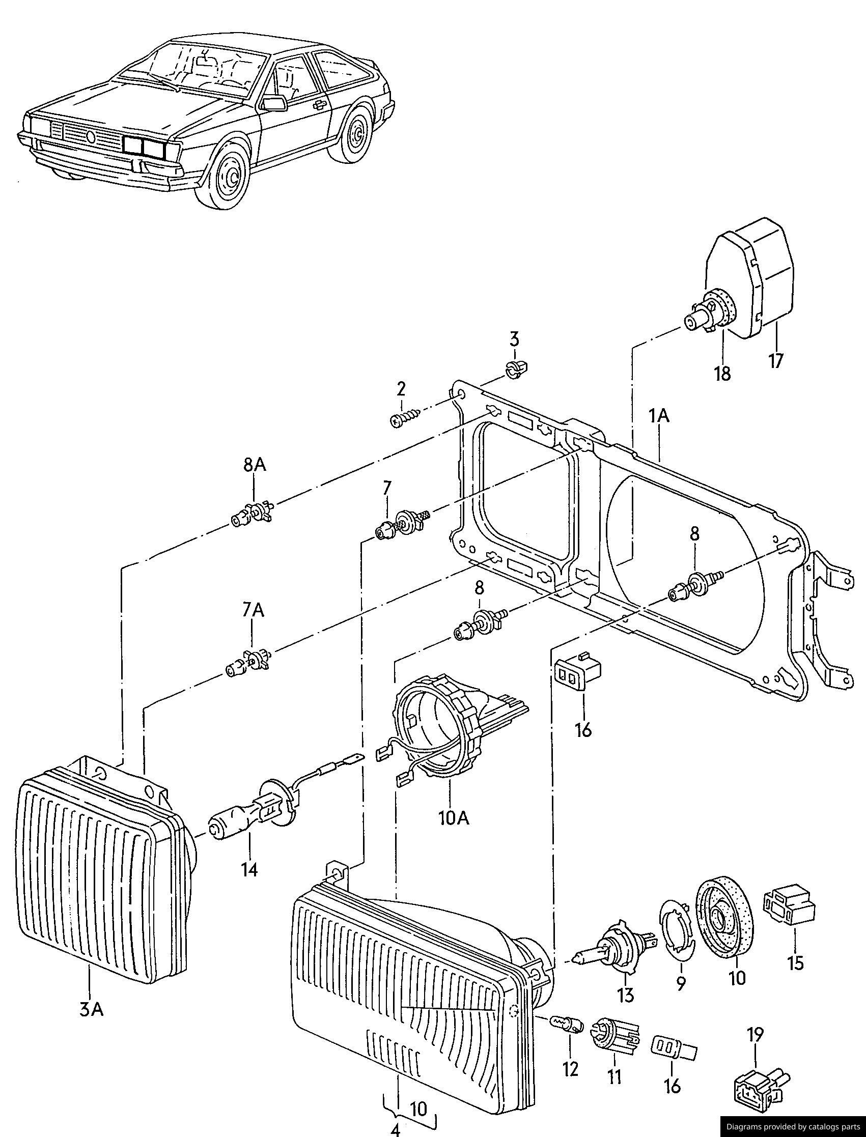 Car part diagram