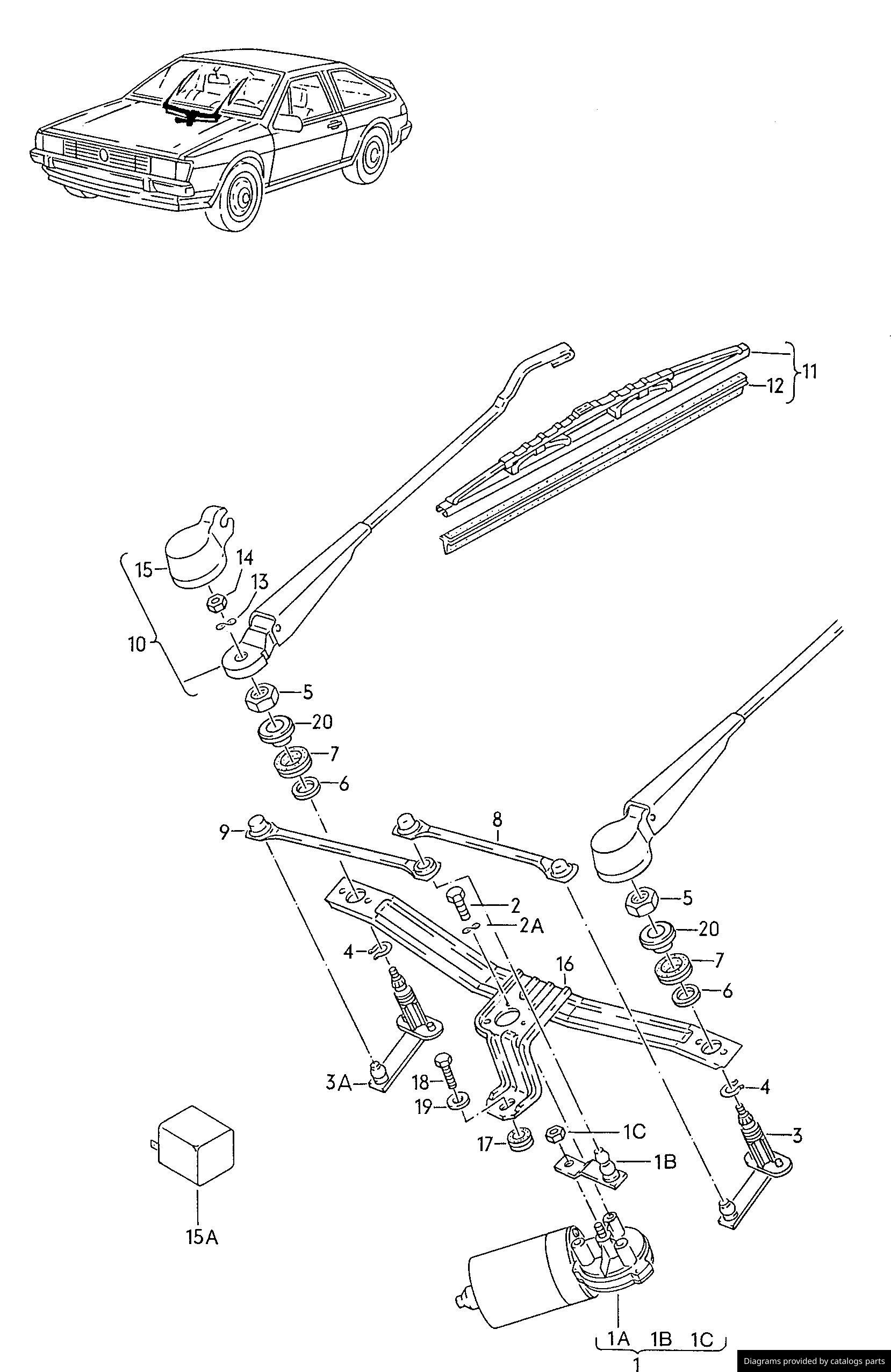 Car part diagram