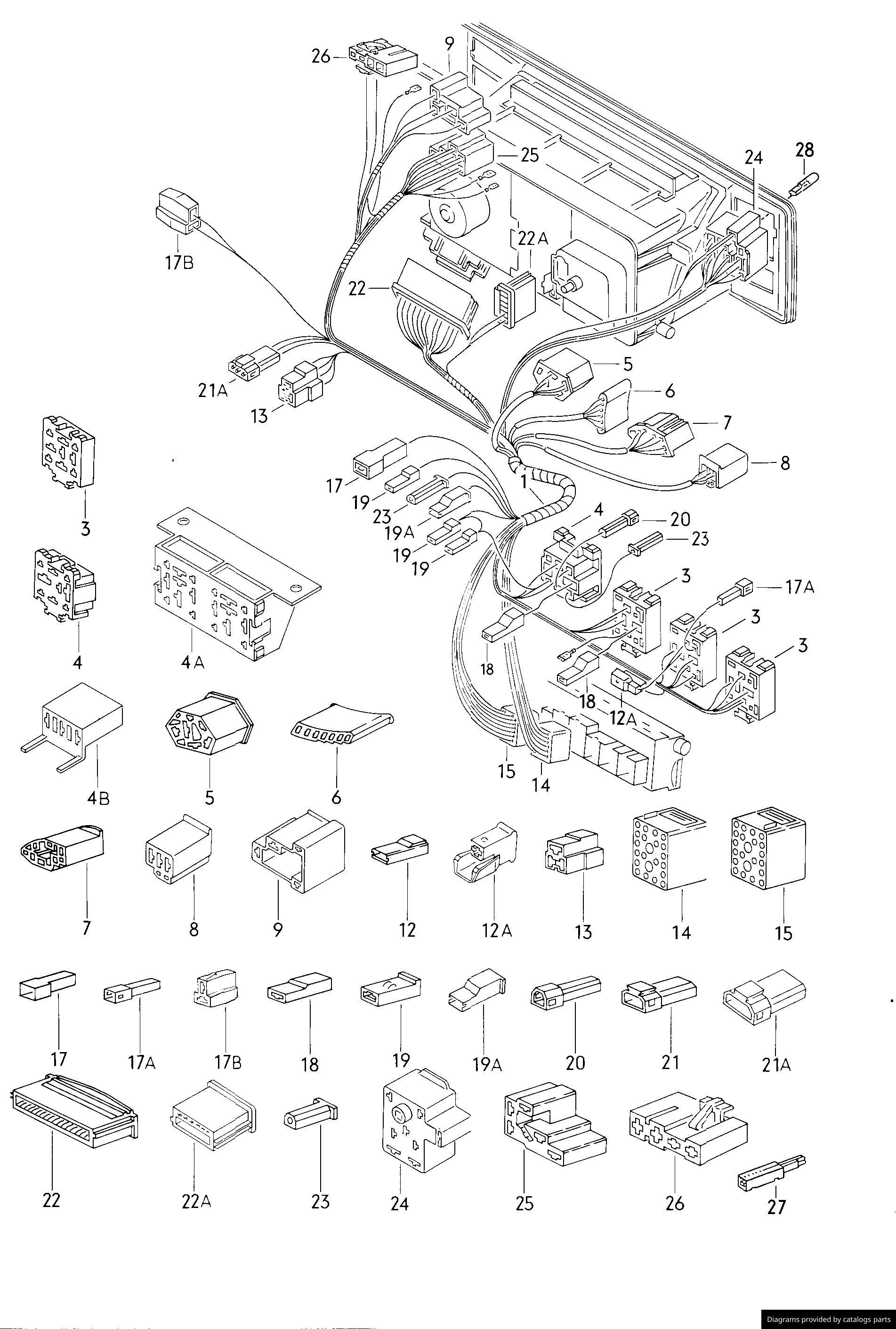Car part diagram