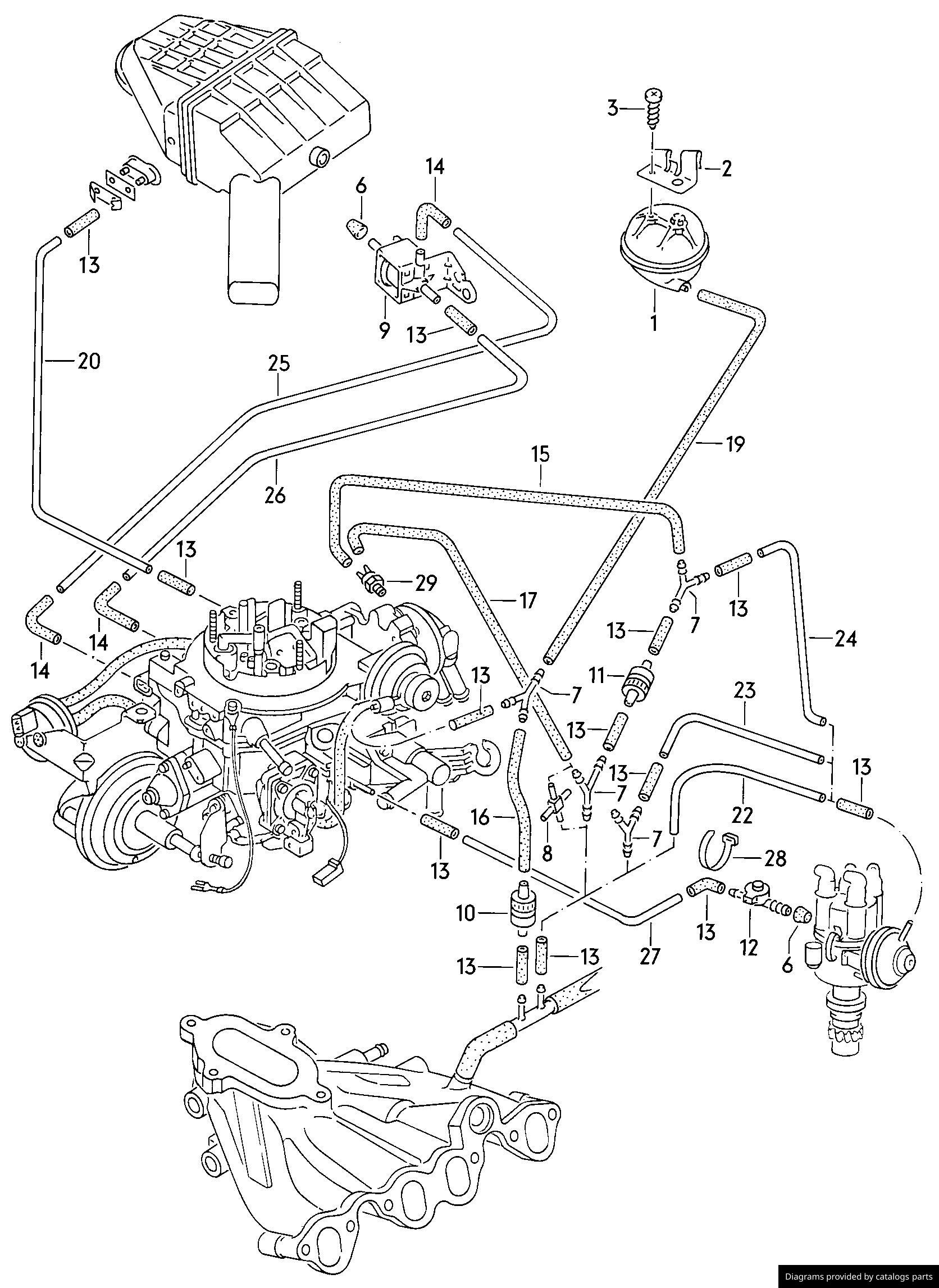 Car part diagram