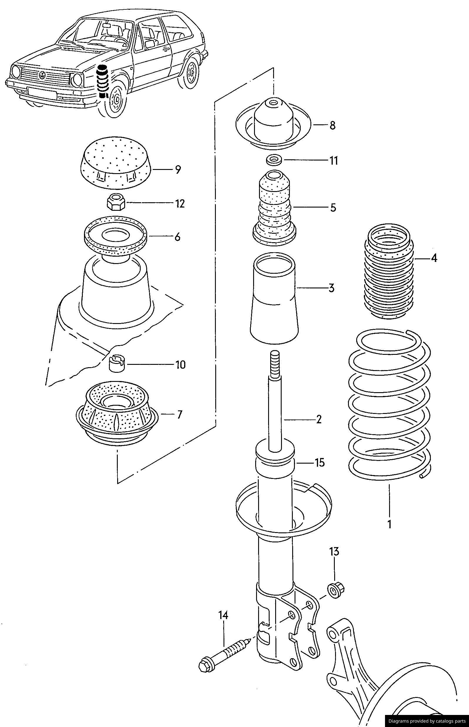 Car part diagram
