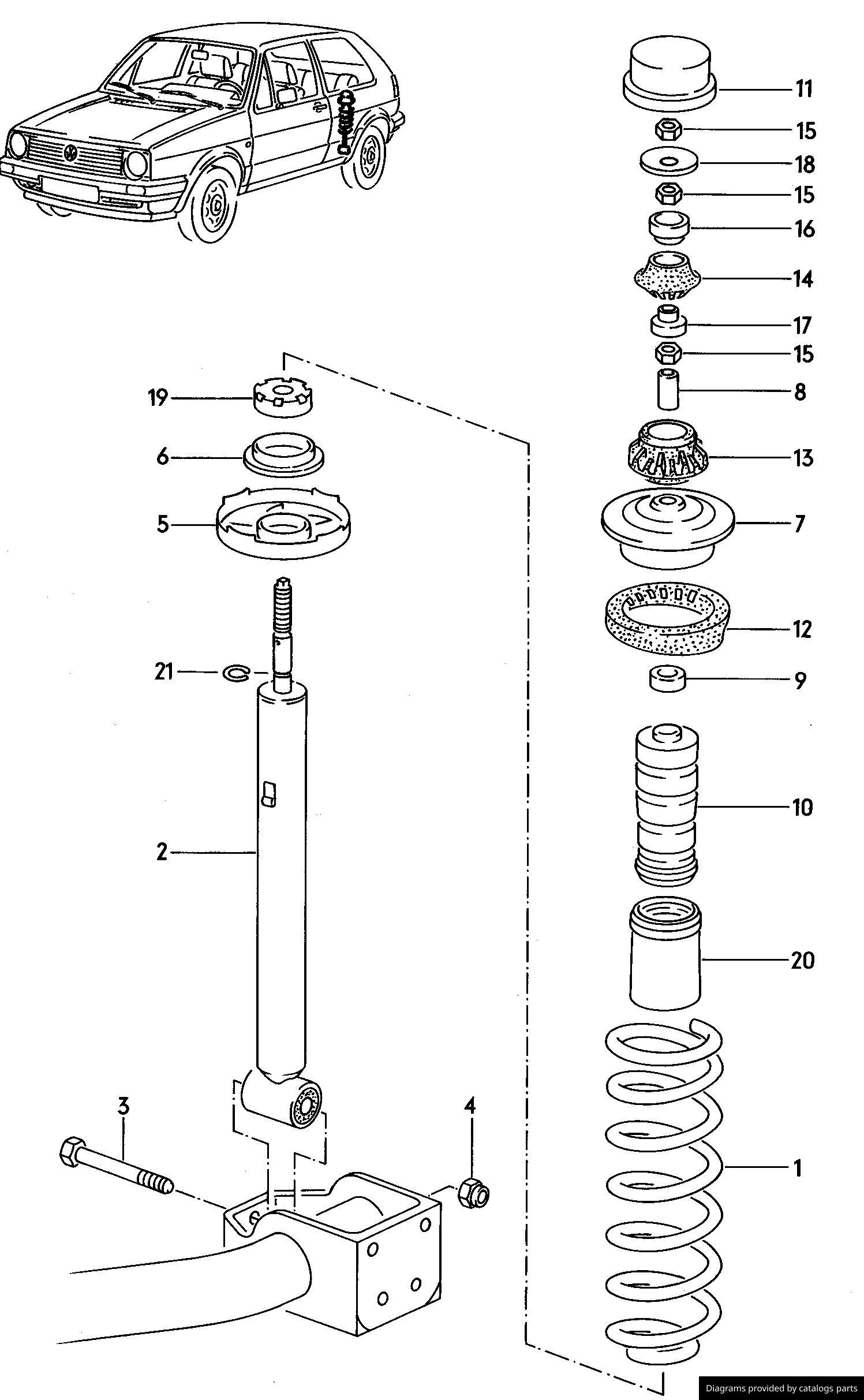 Car part diagram
