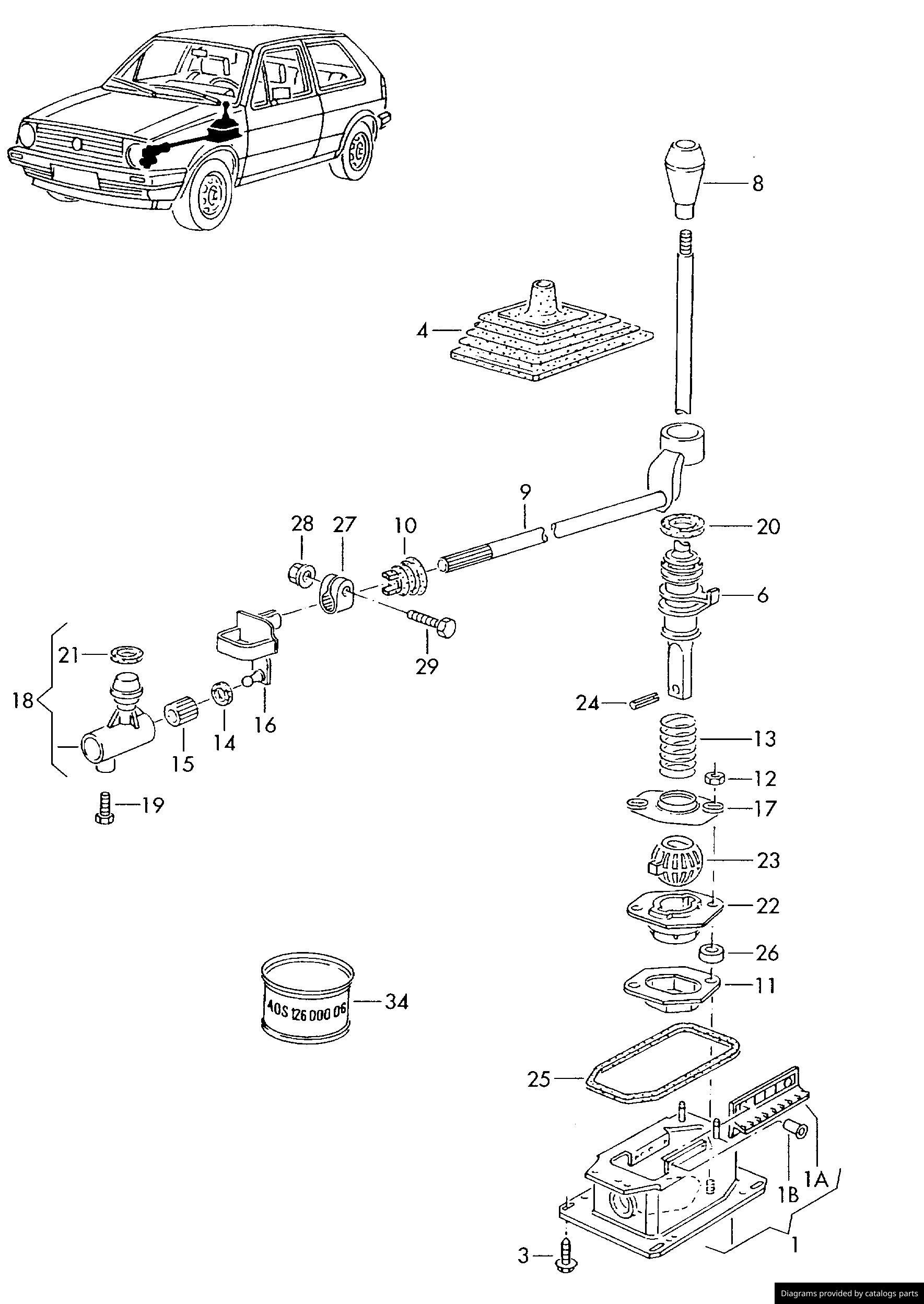 Car part diagram