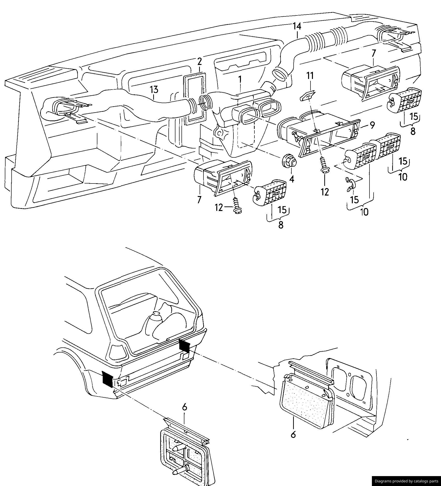 Car part diagram