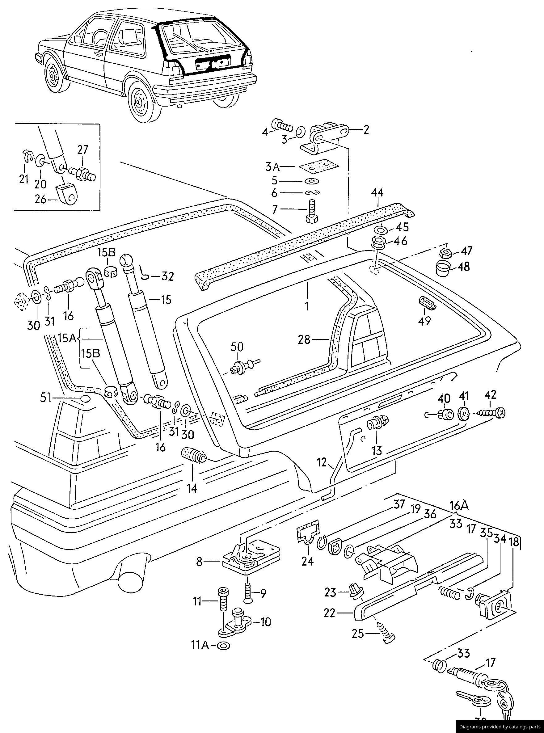 Car part diagram