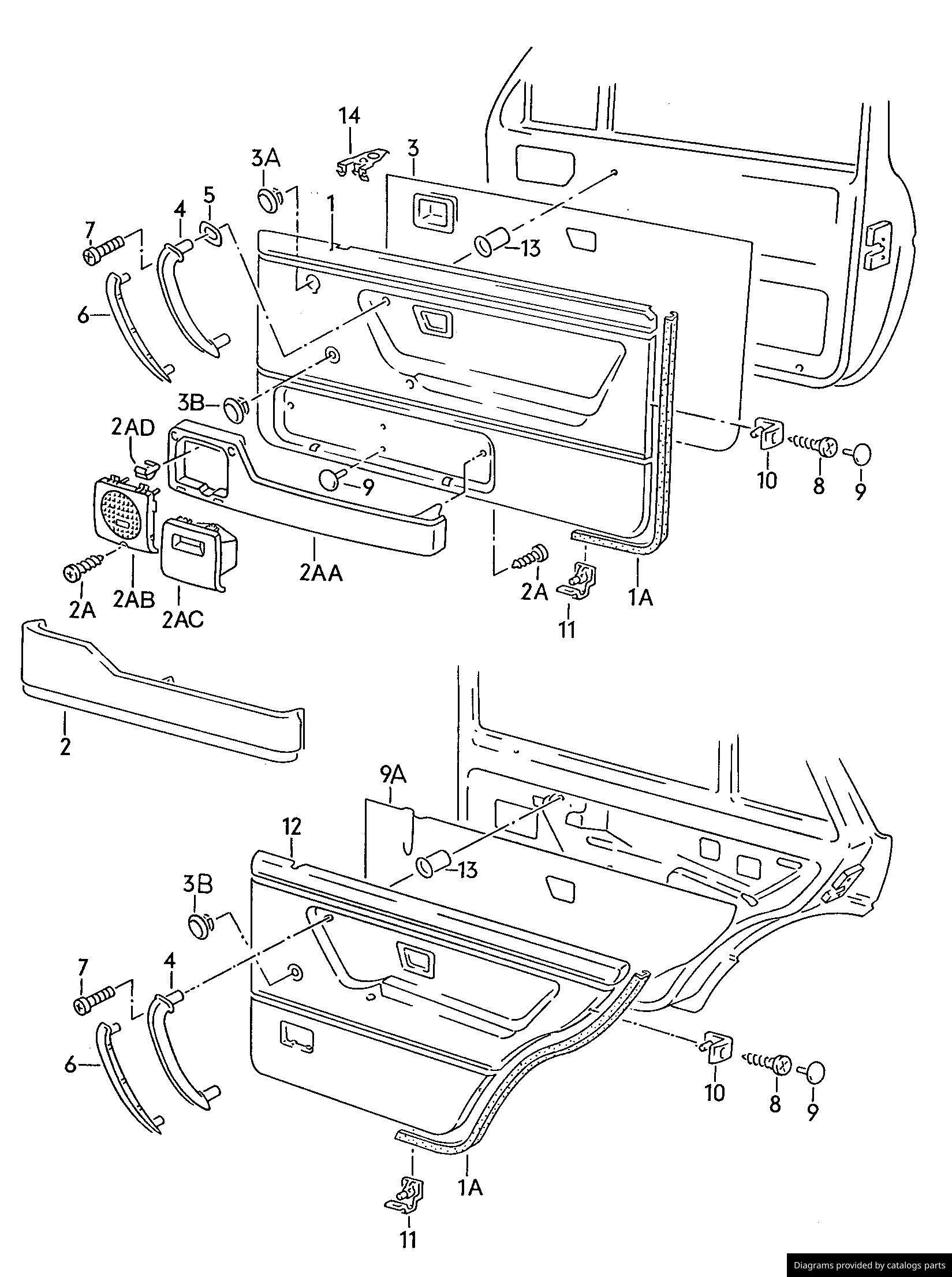 Car part diagram