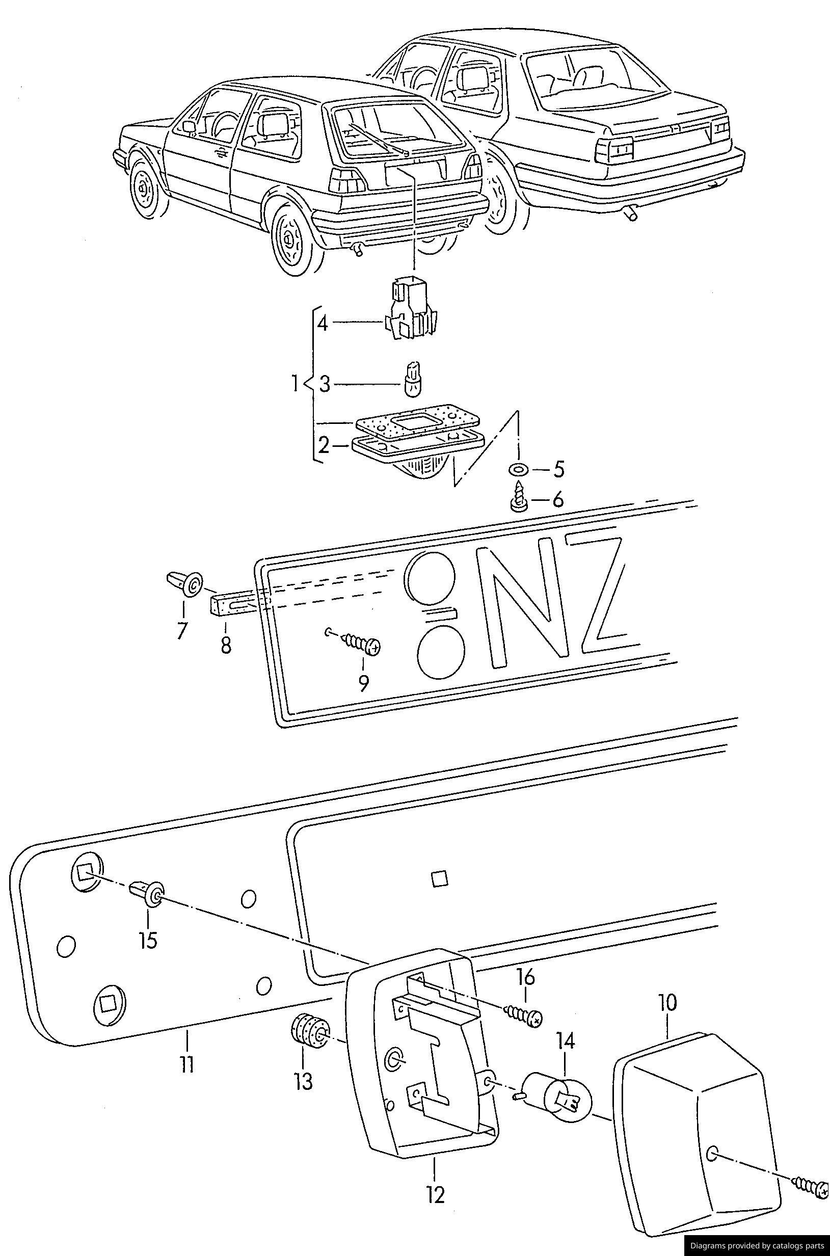 Car part diagram