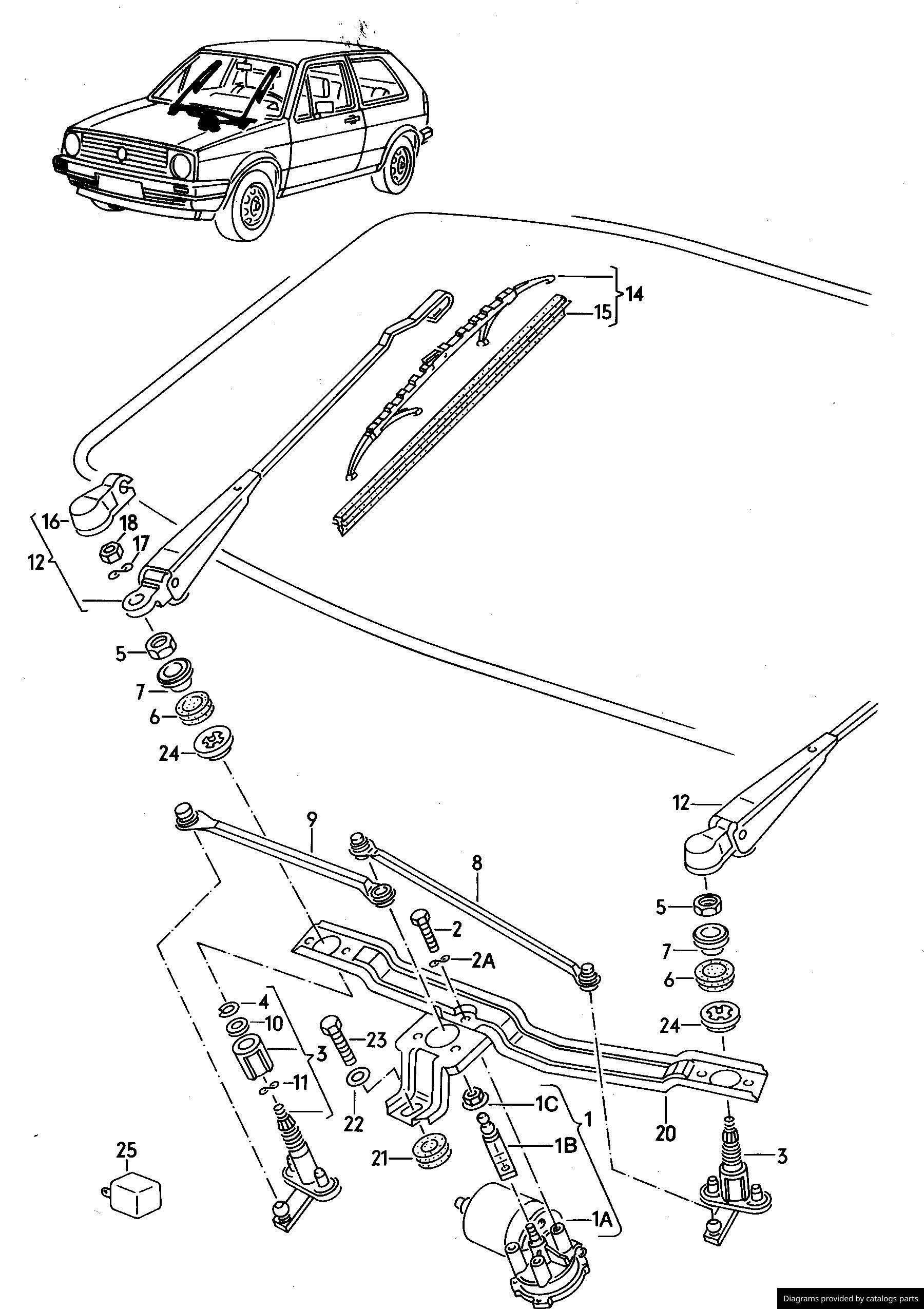 Car part diagram