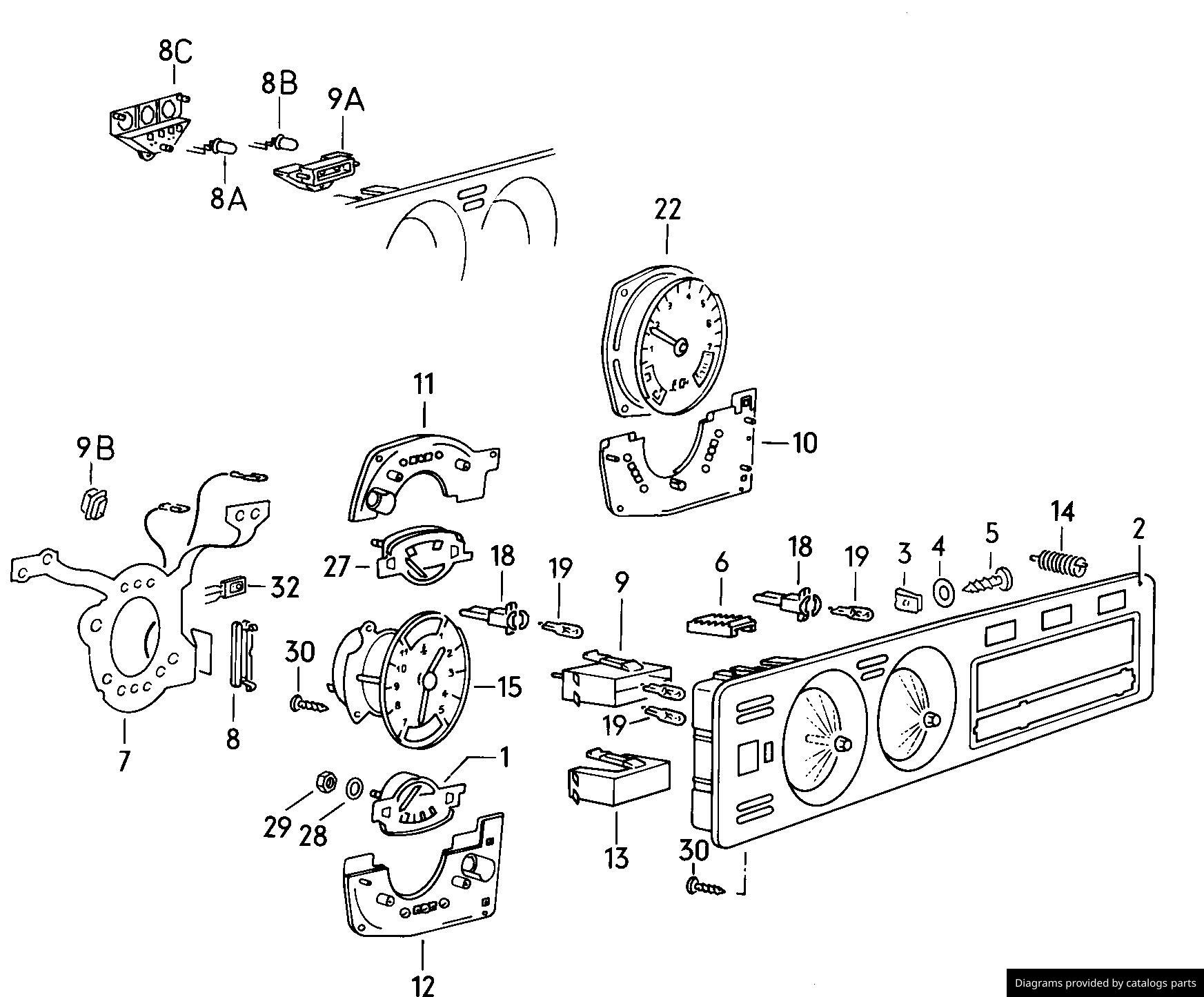 Car part diagram