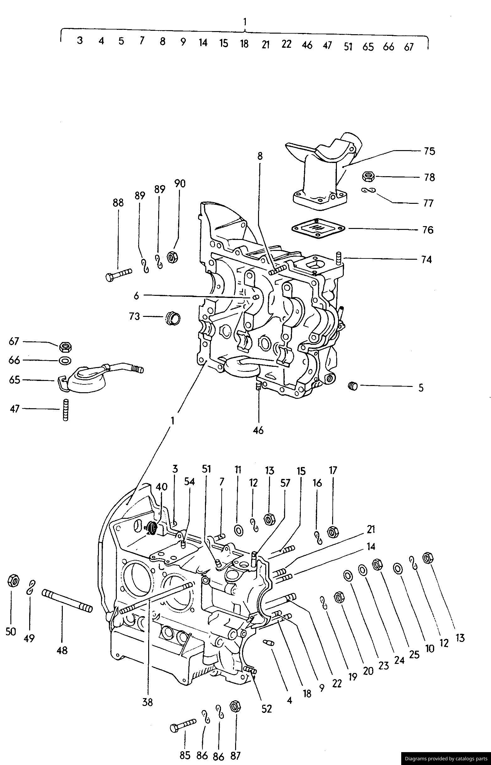 Car part diagram