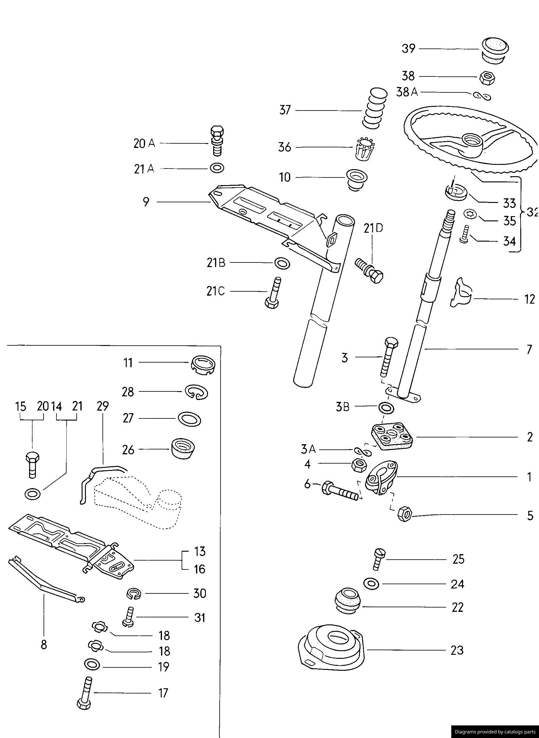 Car part diagram