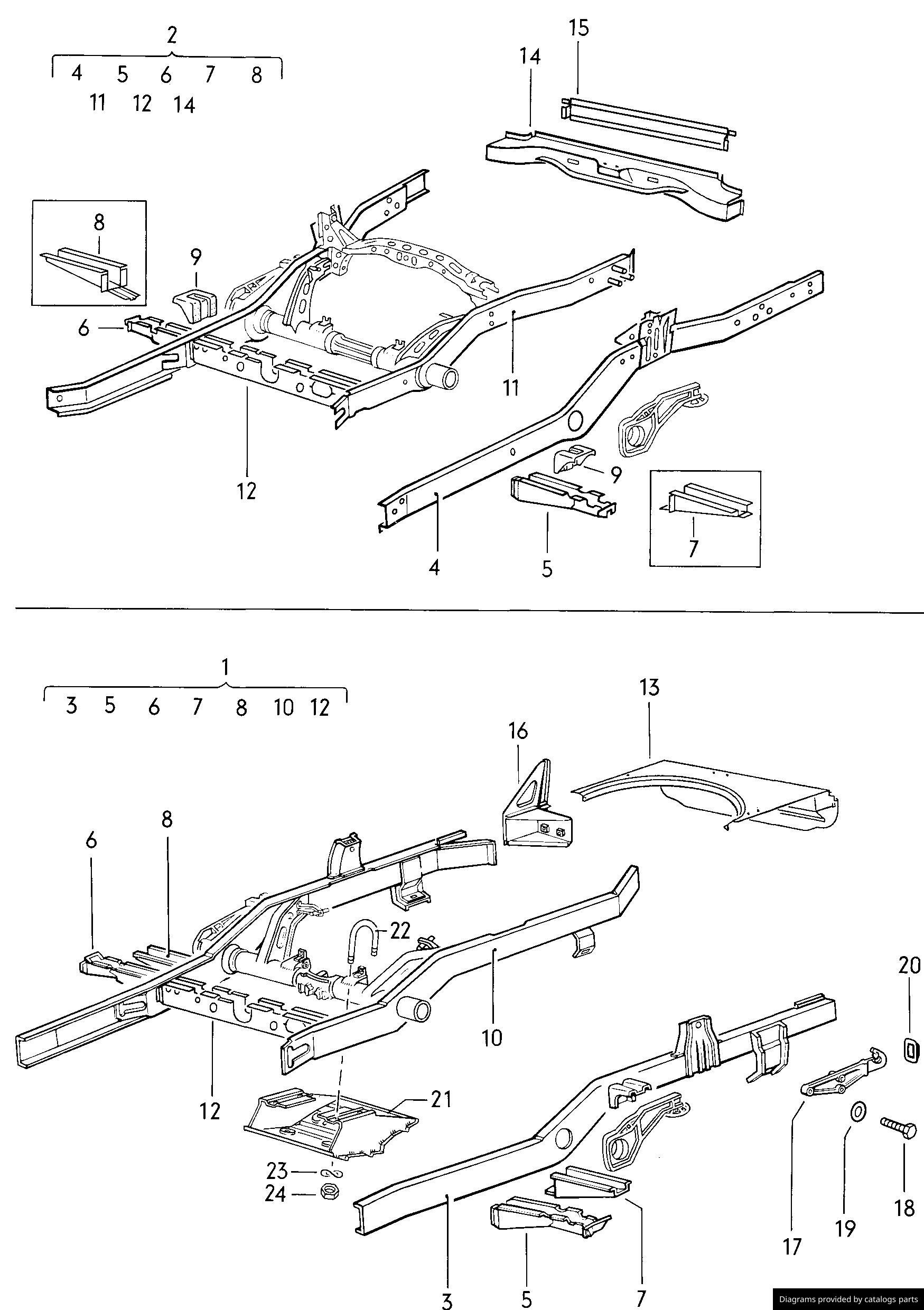 Car part diagram
