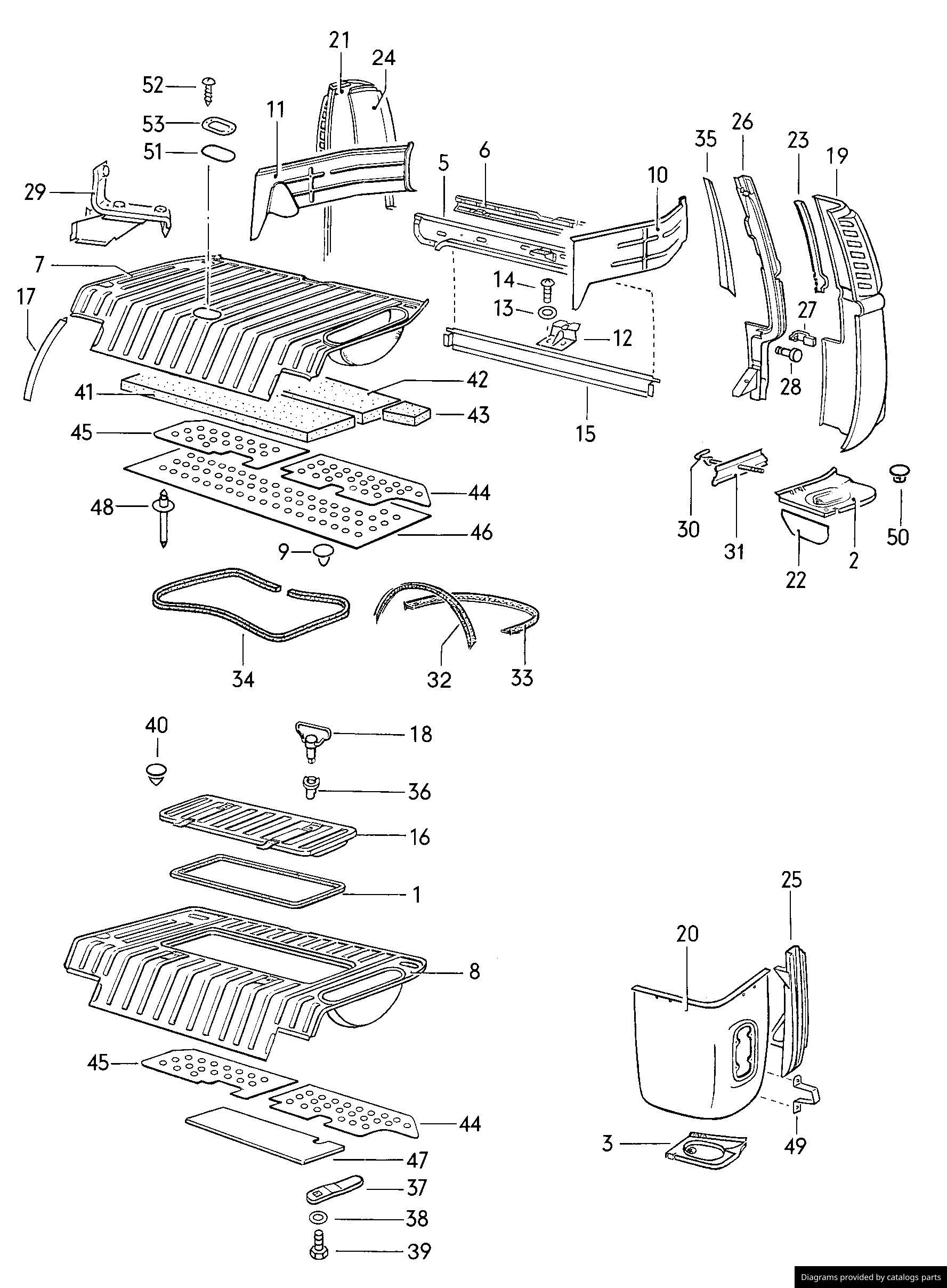 Car part diagram