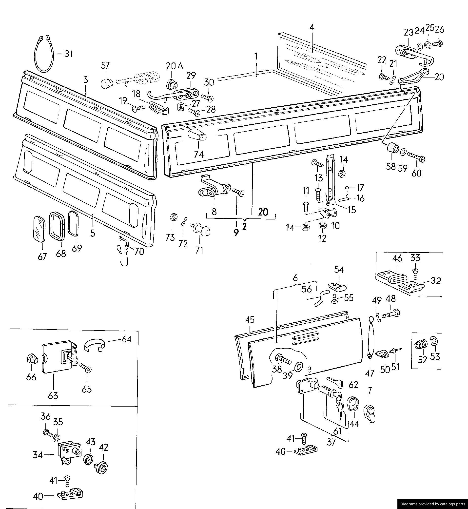 Car part diagram