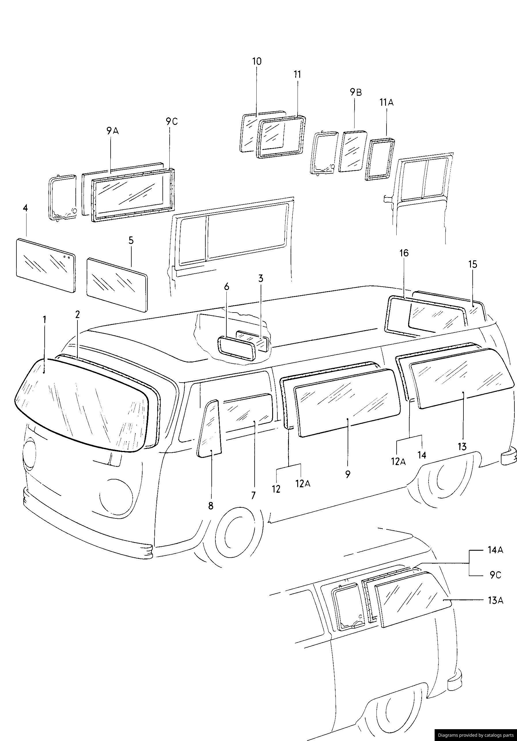 Car part diagram