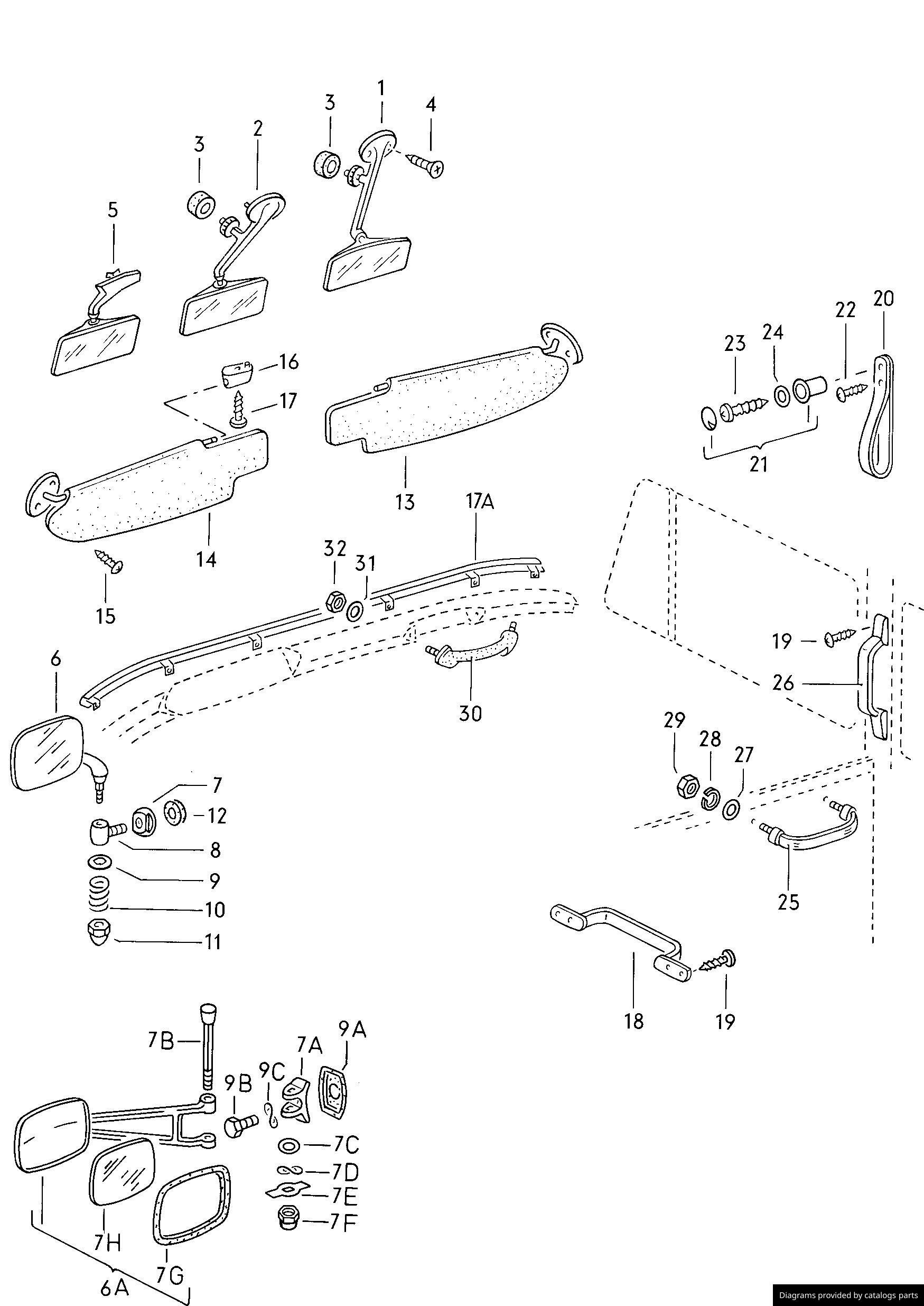 Car part diagram