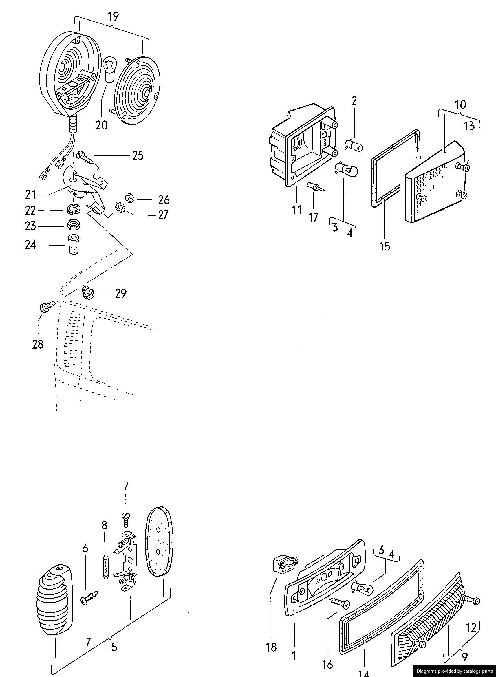 Car part diagram