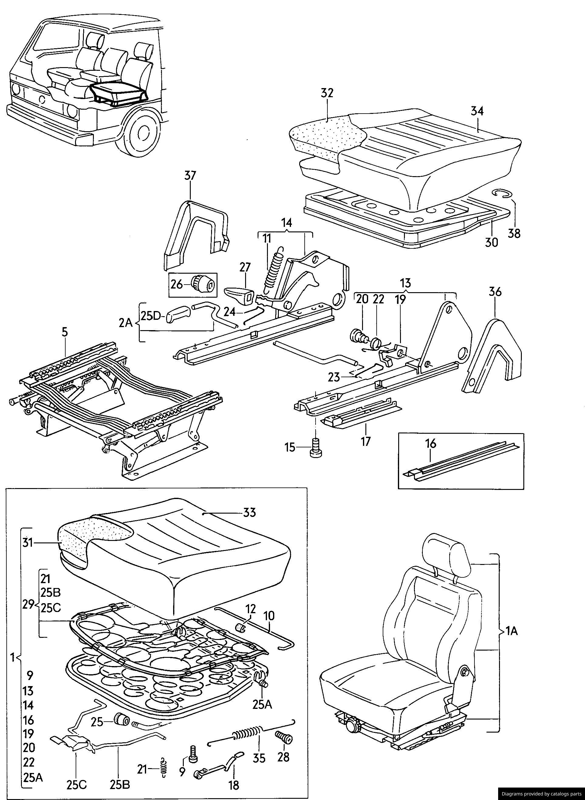 Car part diagram