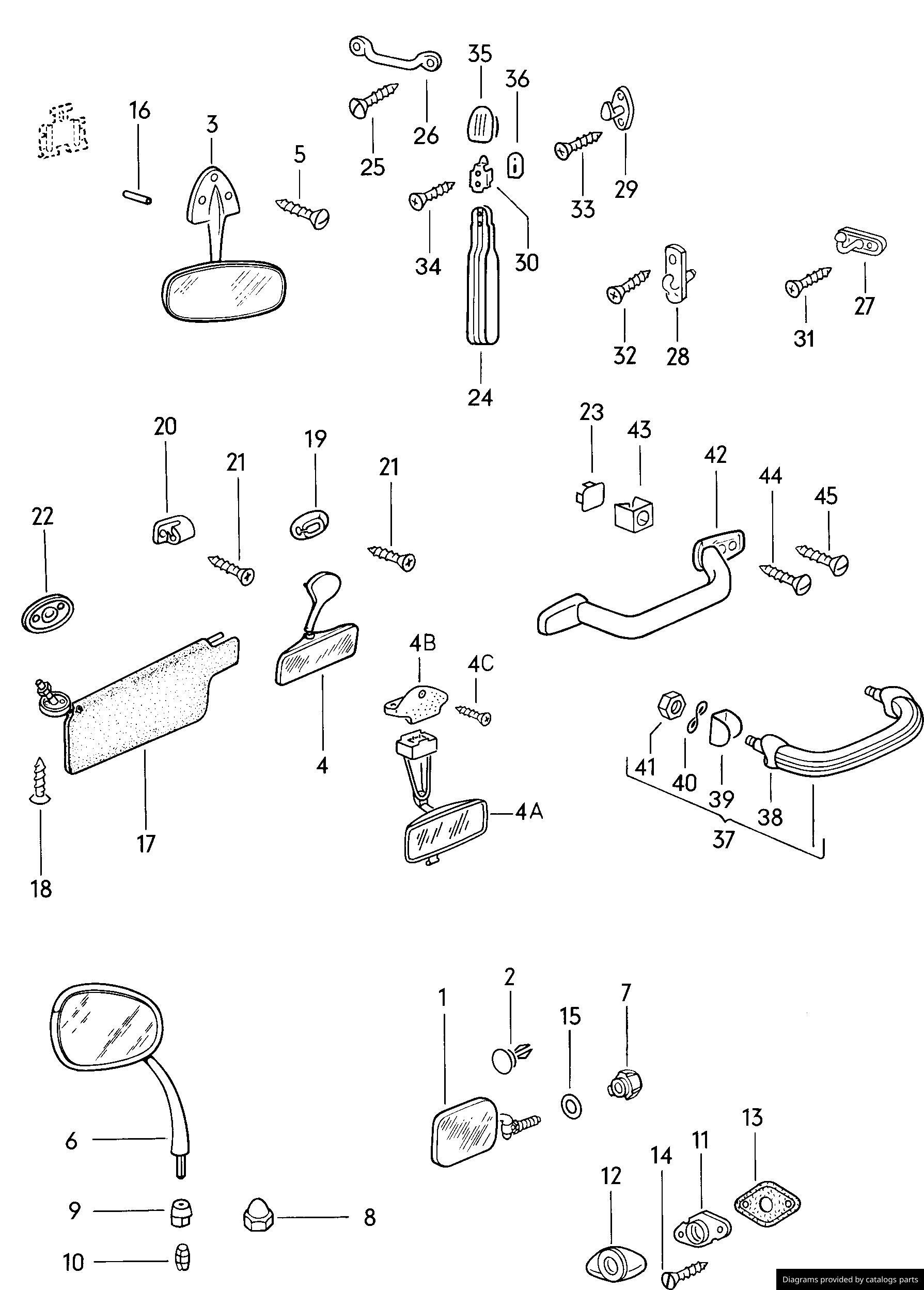 Car part diagram