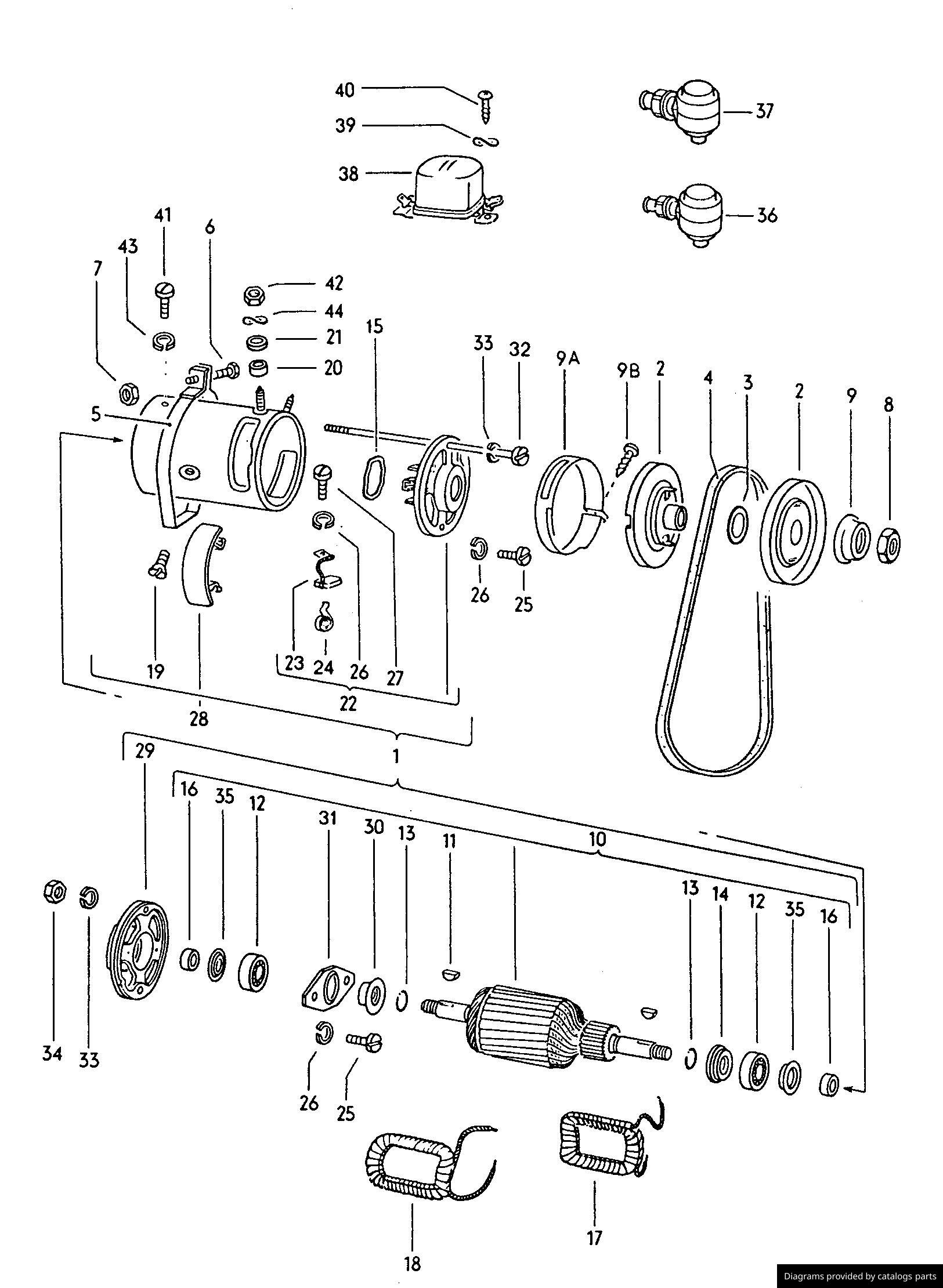 Car part diagram