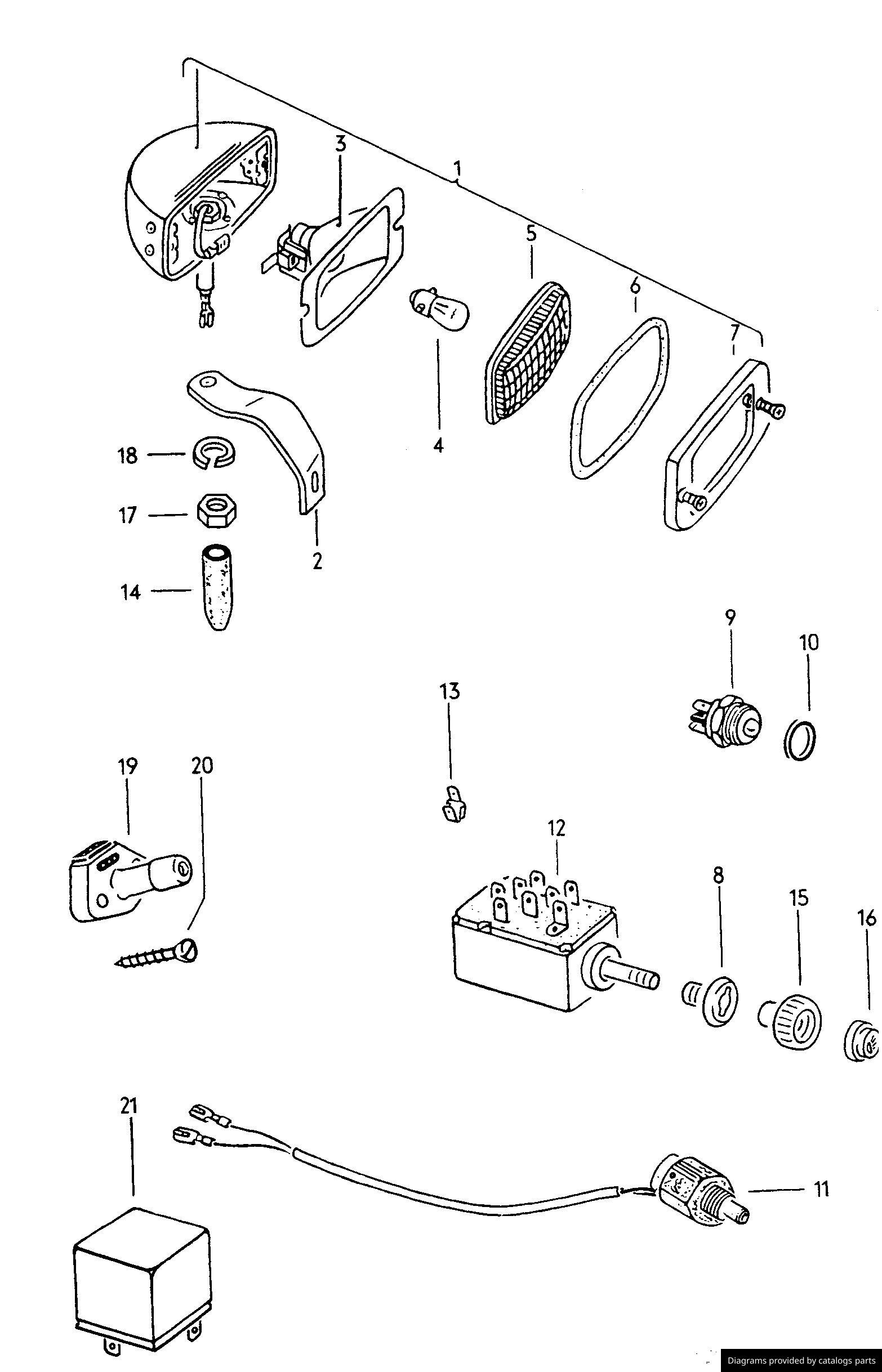 Car part diagram