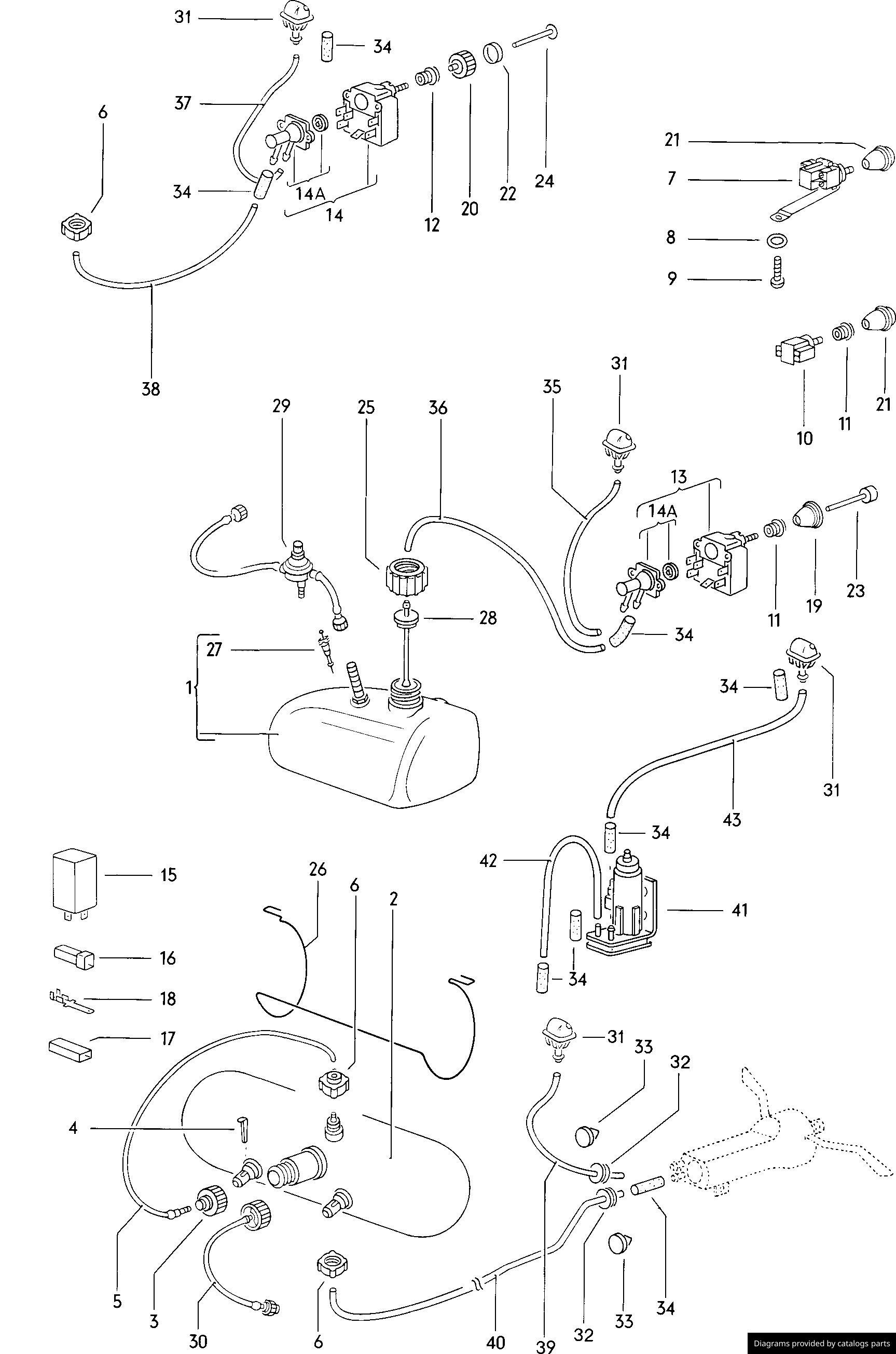 Car part diagram