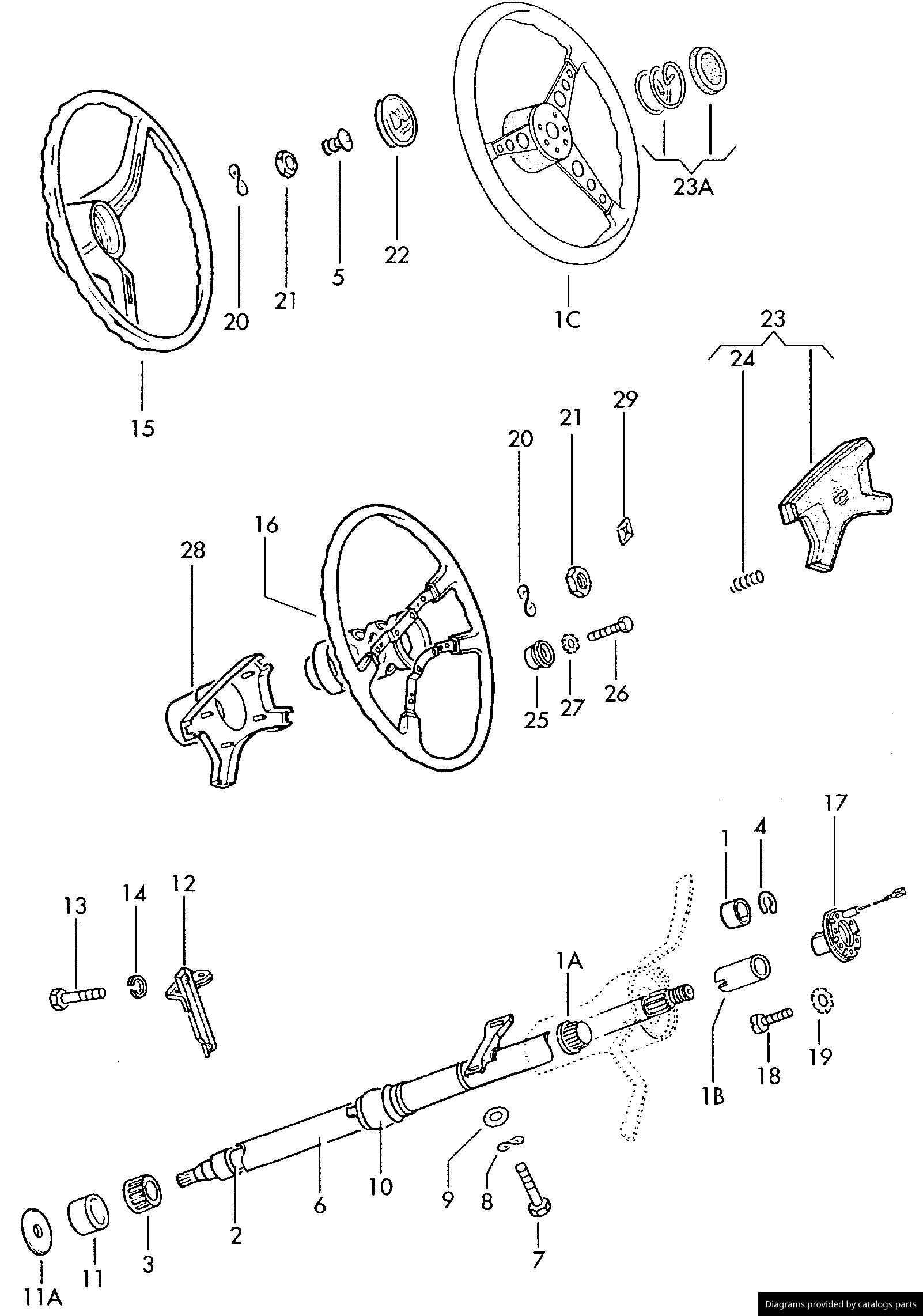 Car part diagram
