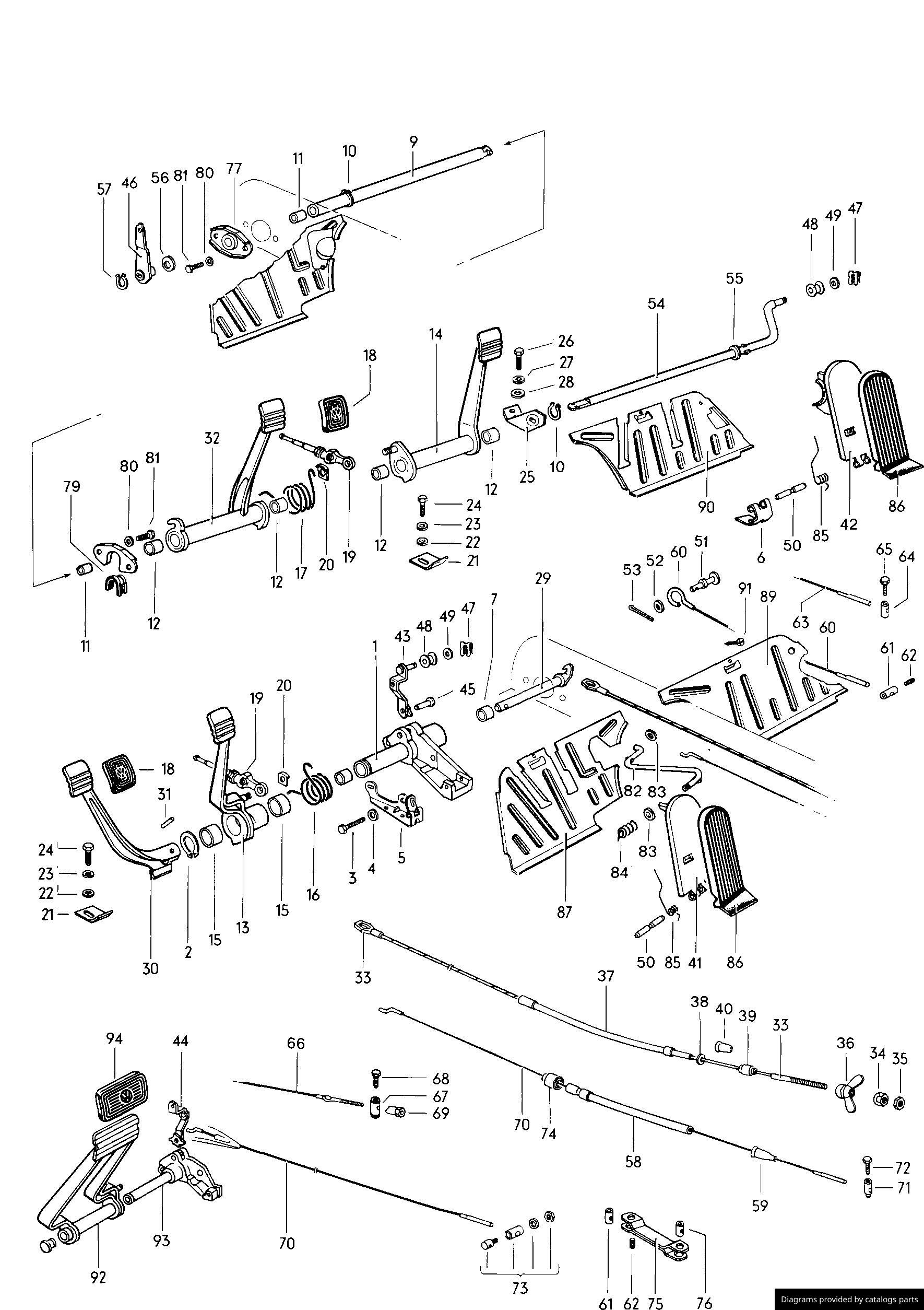 Car part diagram