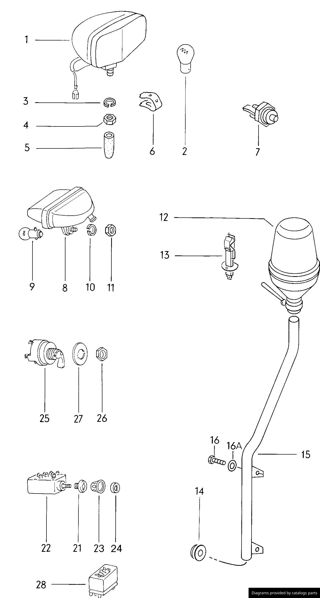 Car part diagram
