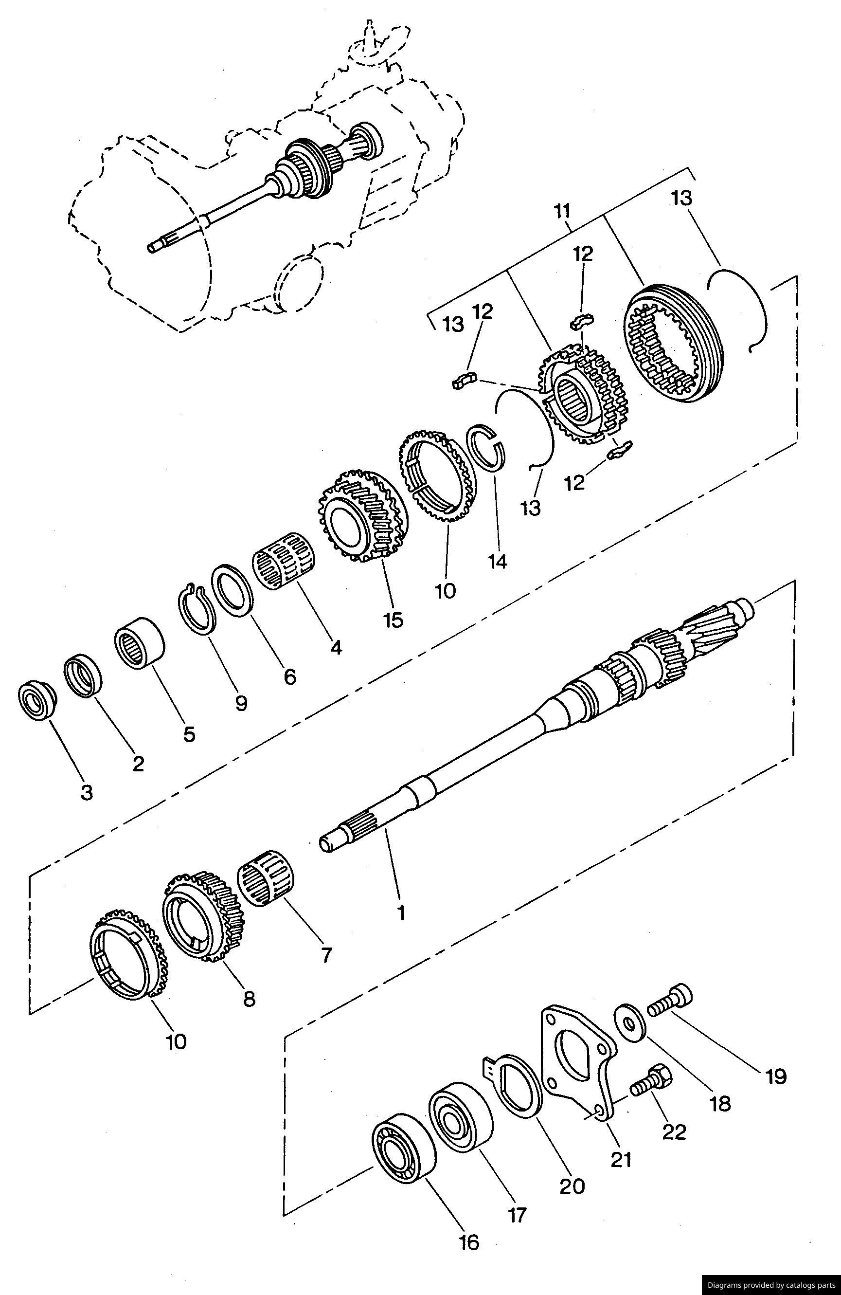 Car part diagram