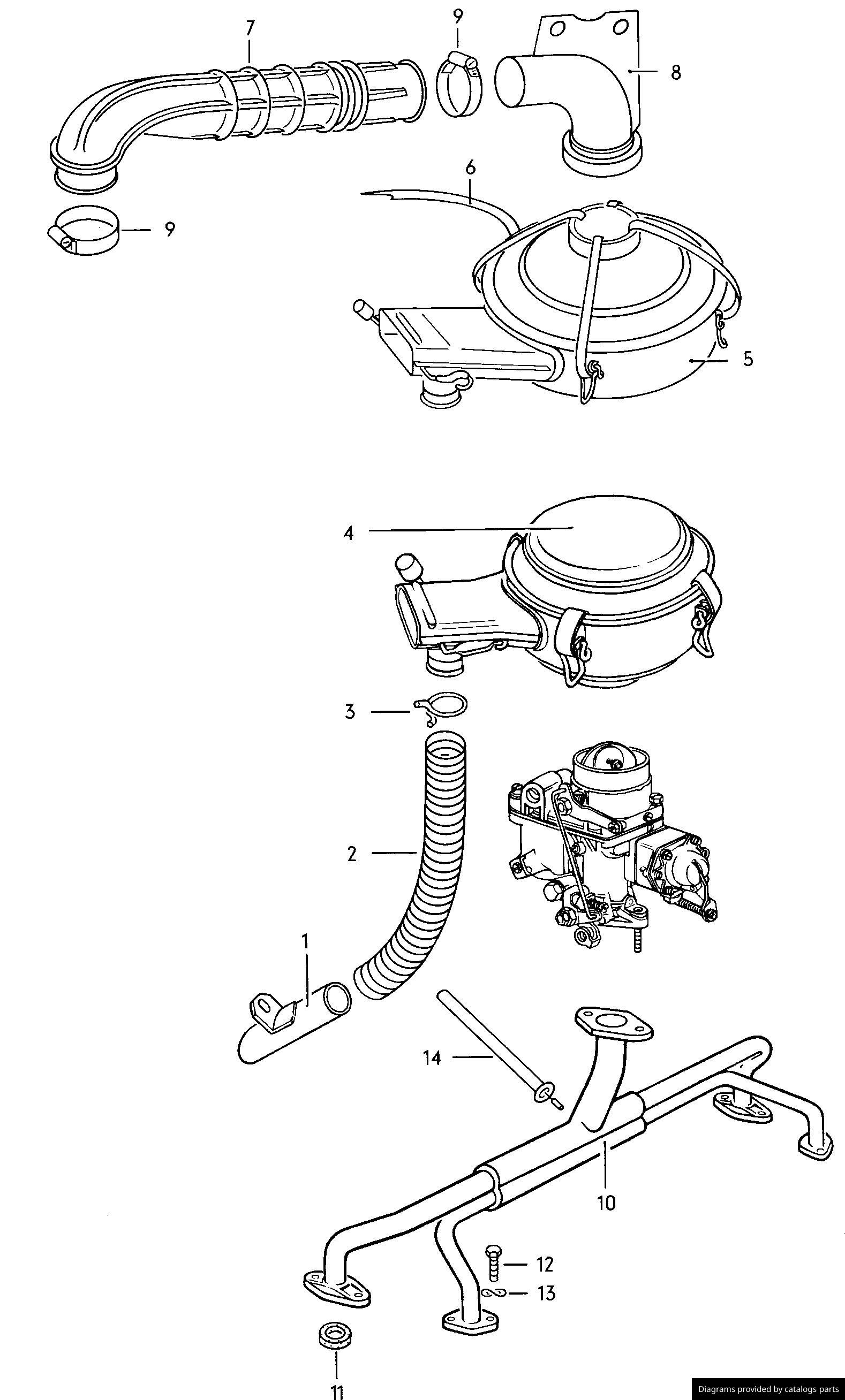 Volkswagen Intake Manifold 211129701B LLLParts
