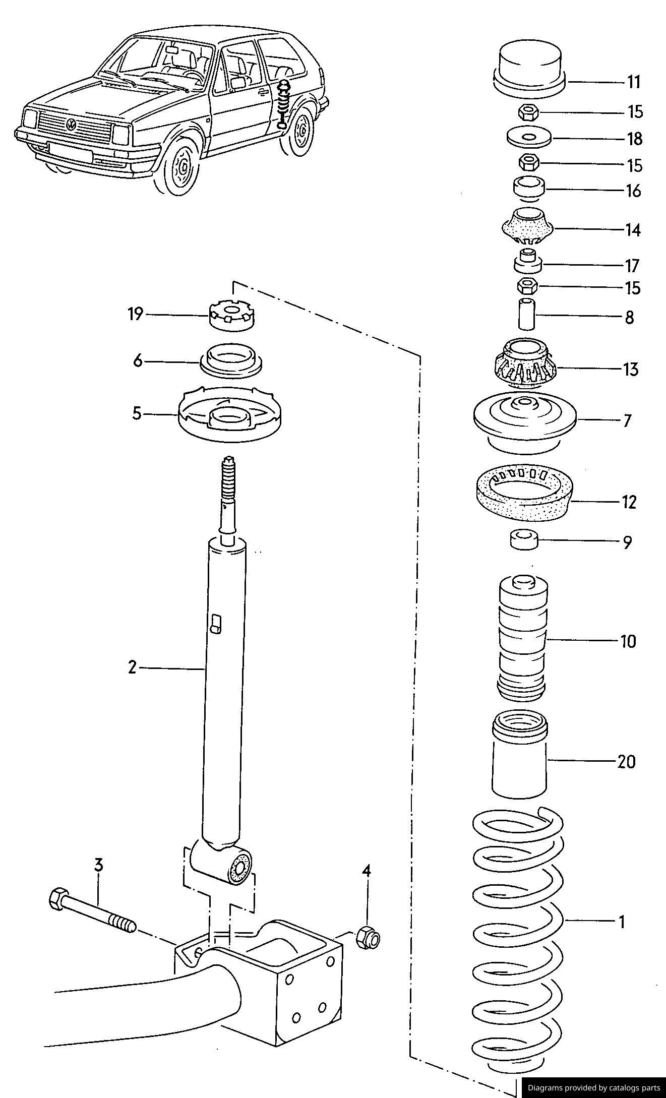Car part diagram