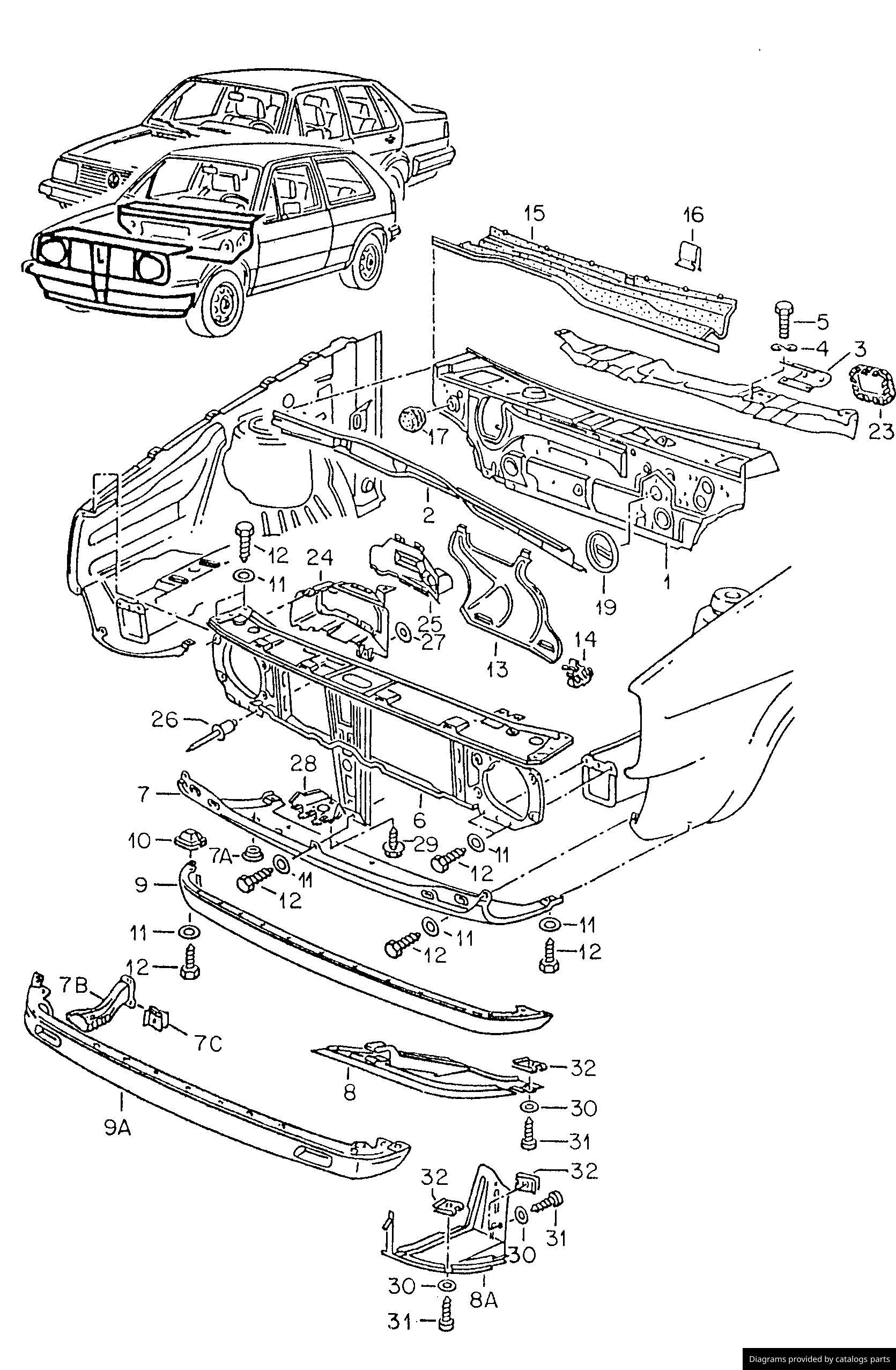 Car part diagram