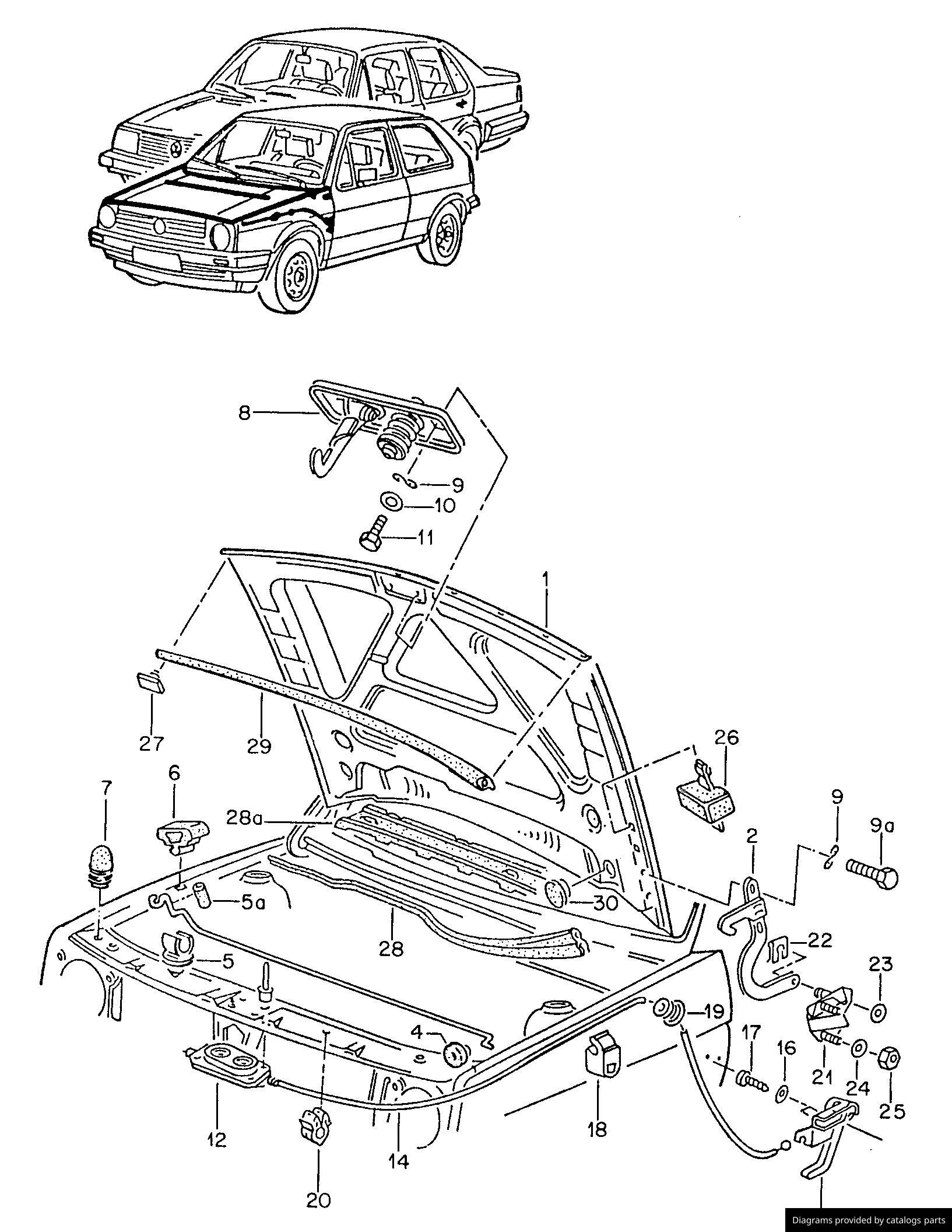 Car part diagram