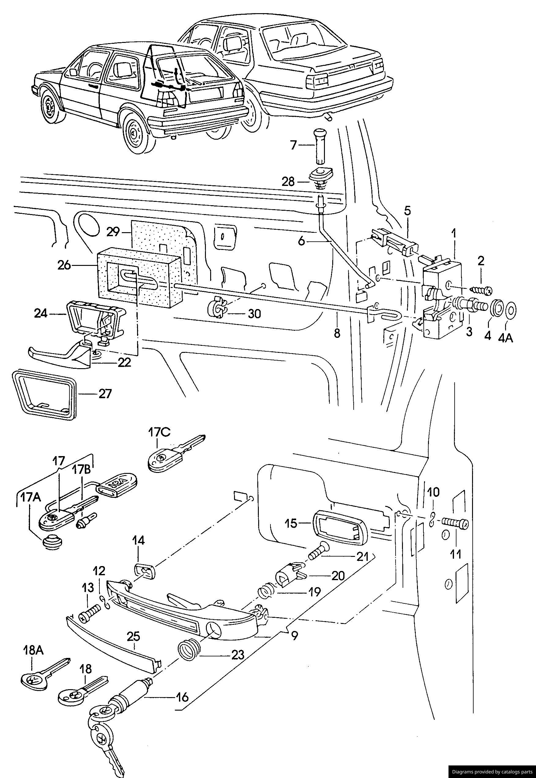 Car part diagram