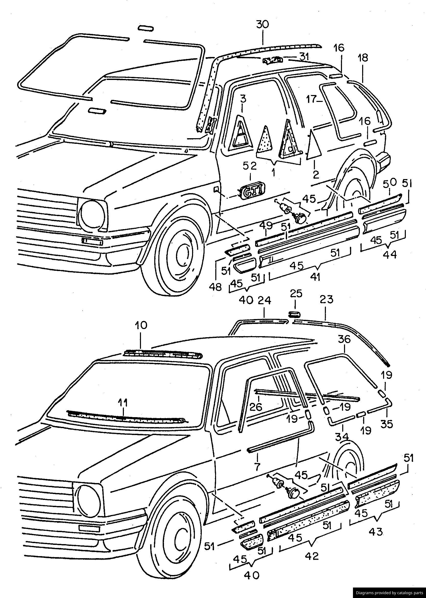 Car part diagram