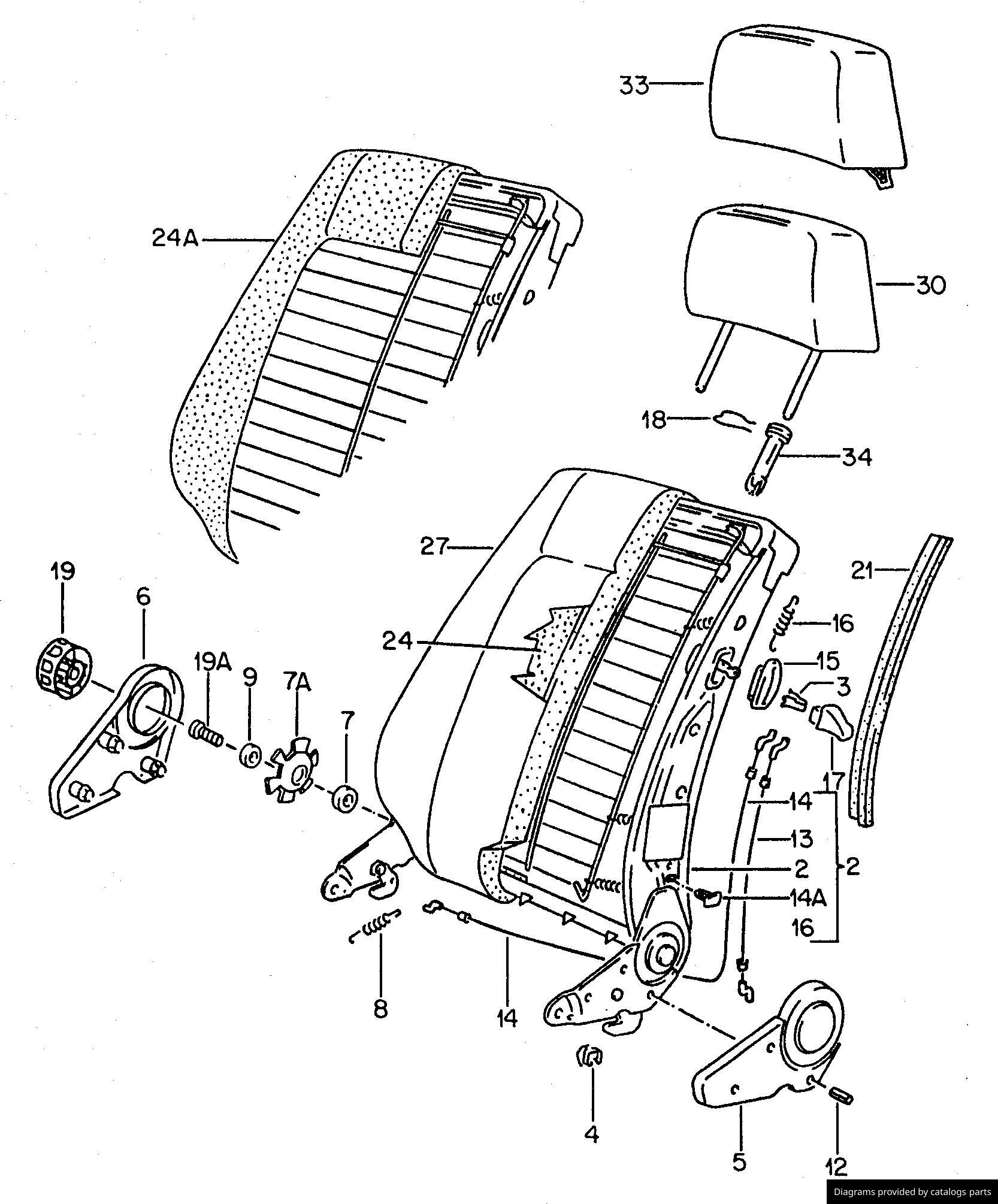 Car part diagram