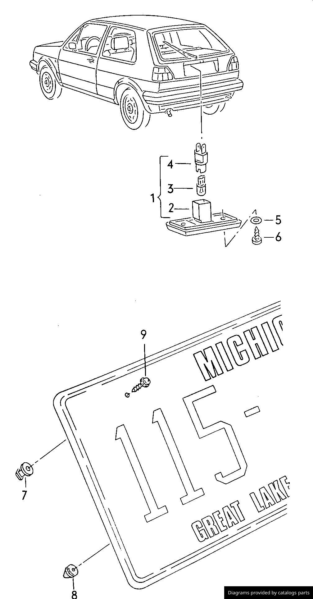 Car part diagram