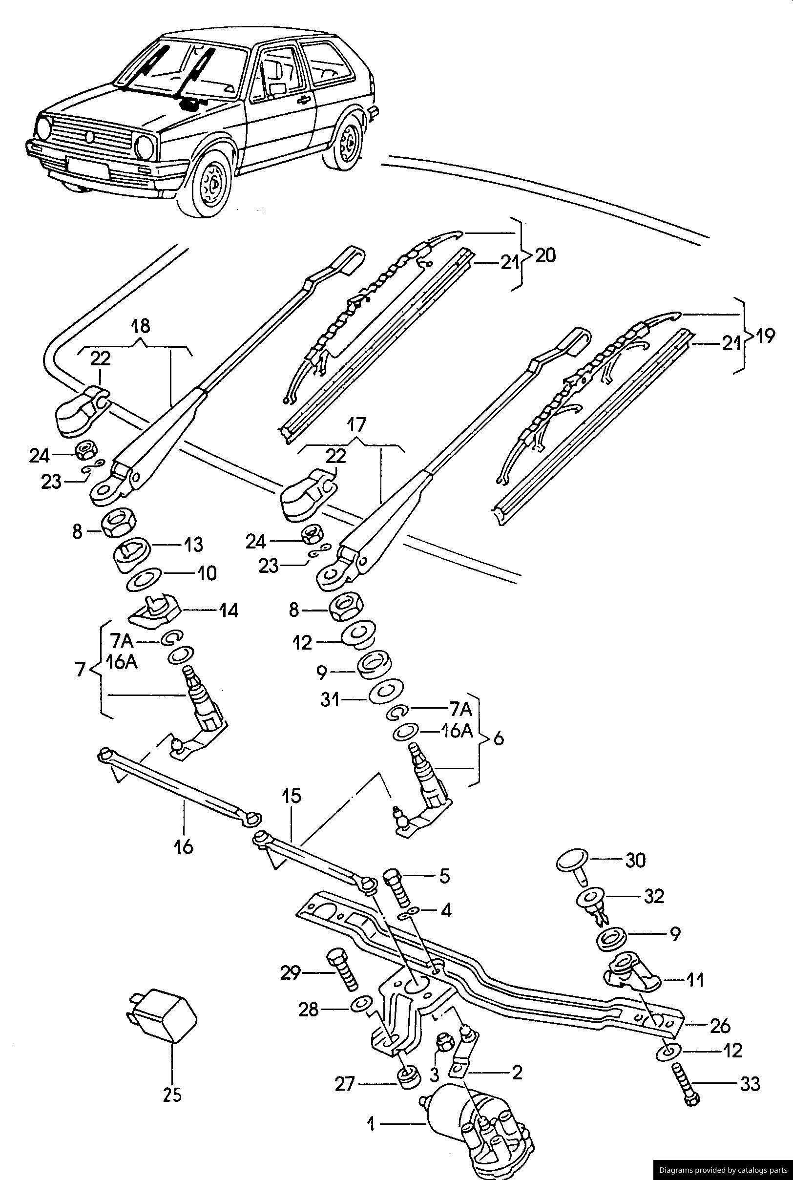 Car part diagram