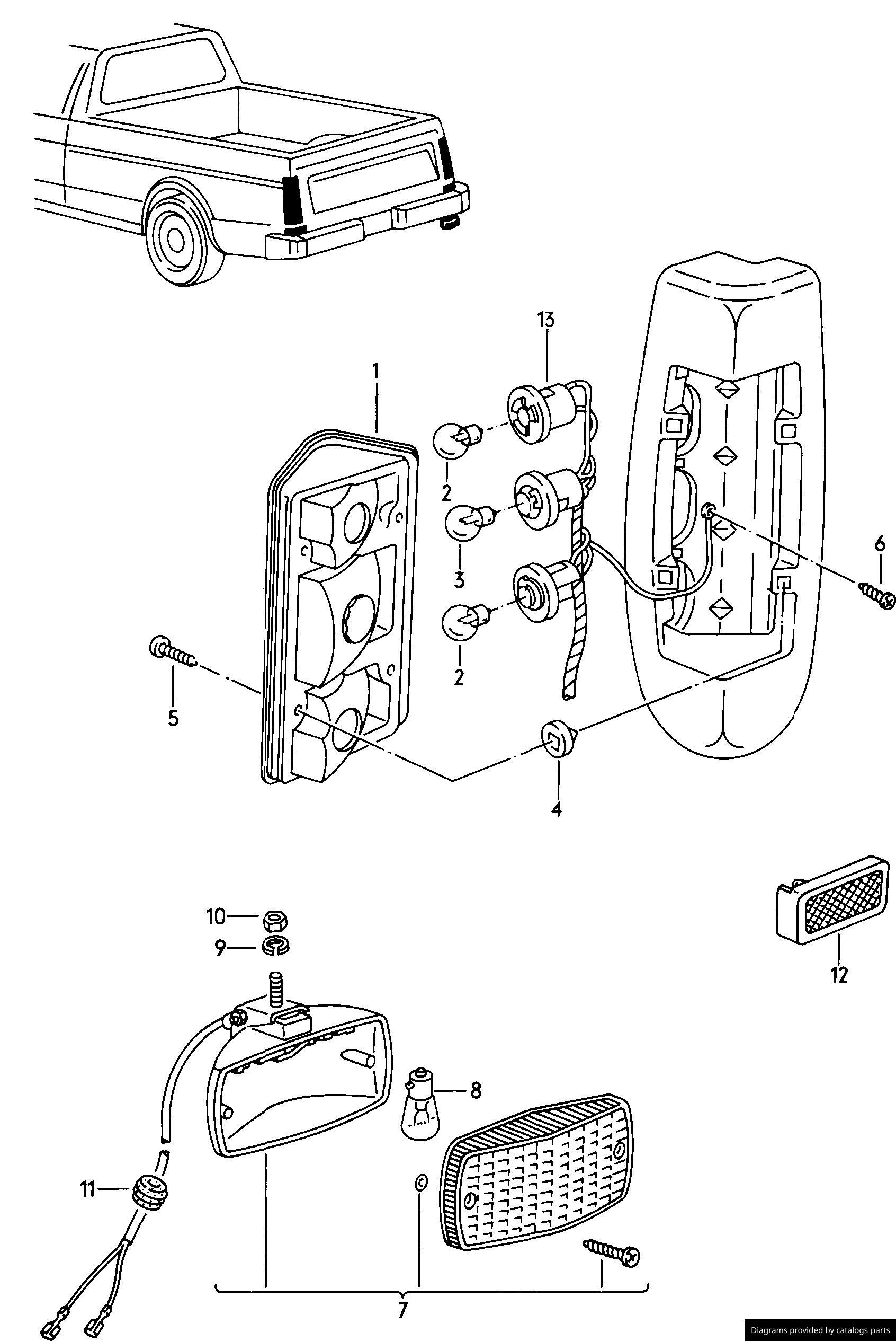Car part diagram