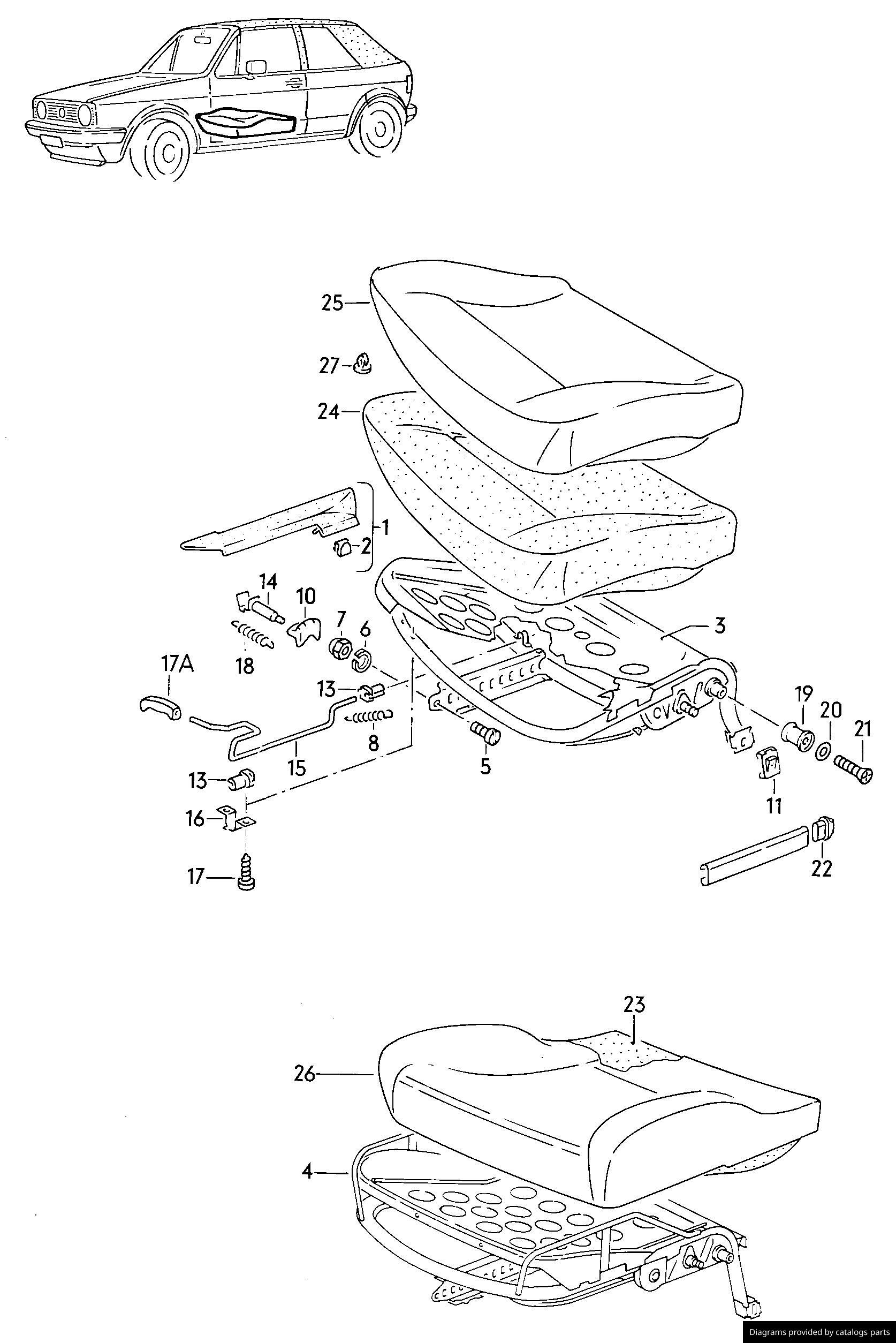 Car part diagram