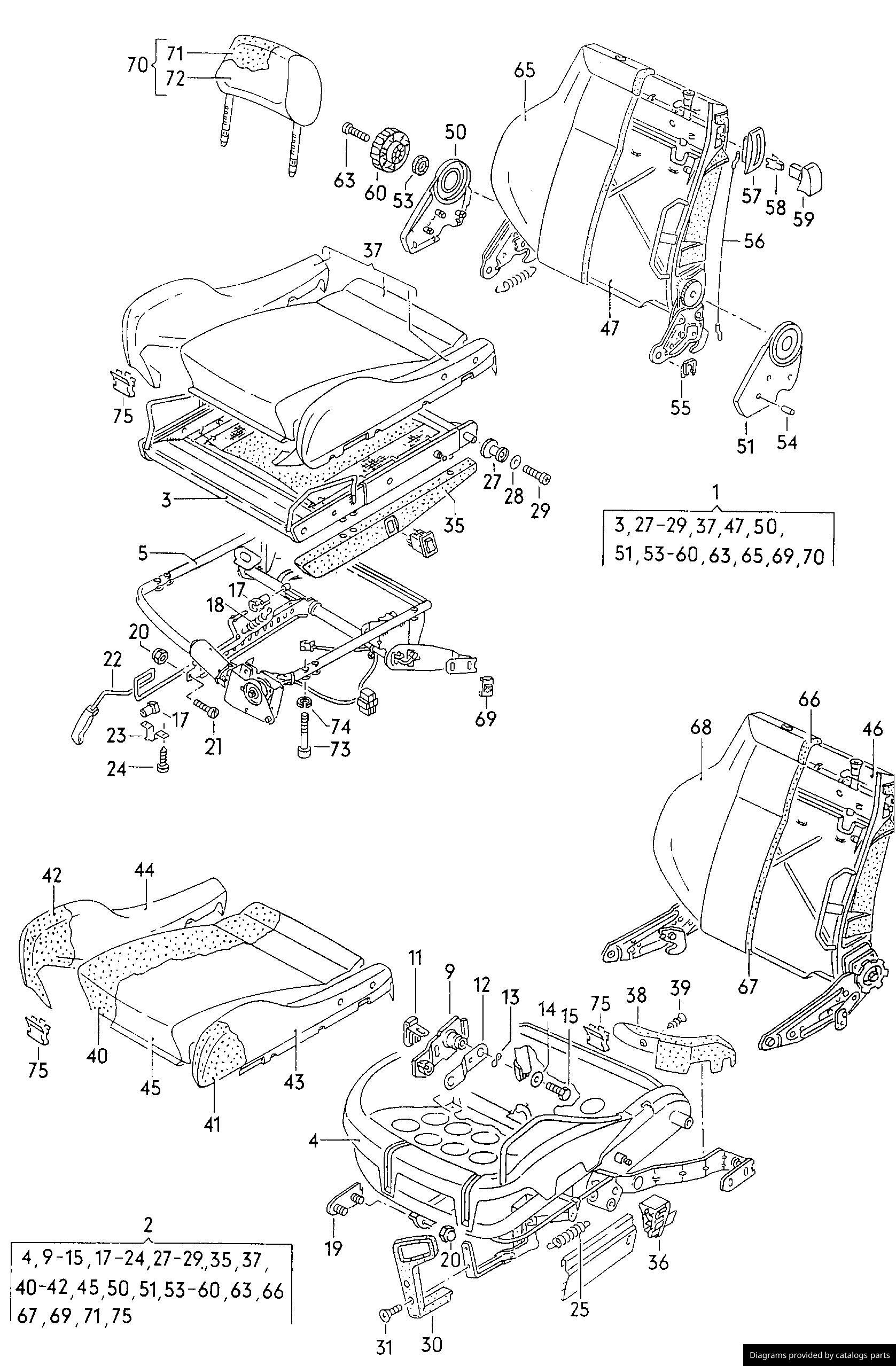 Car part diagram