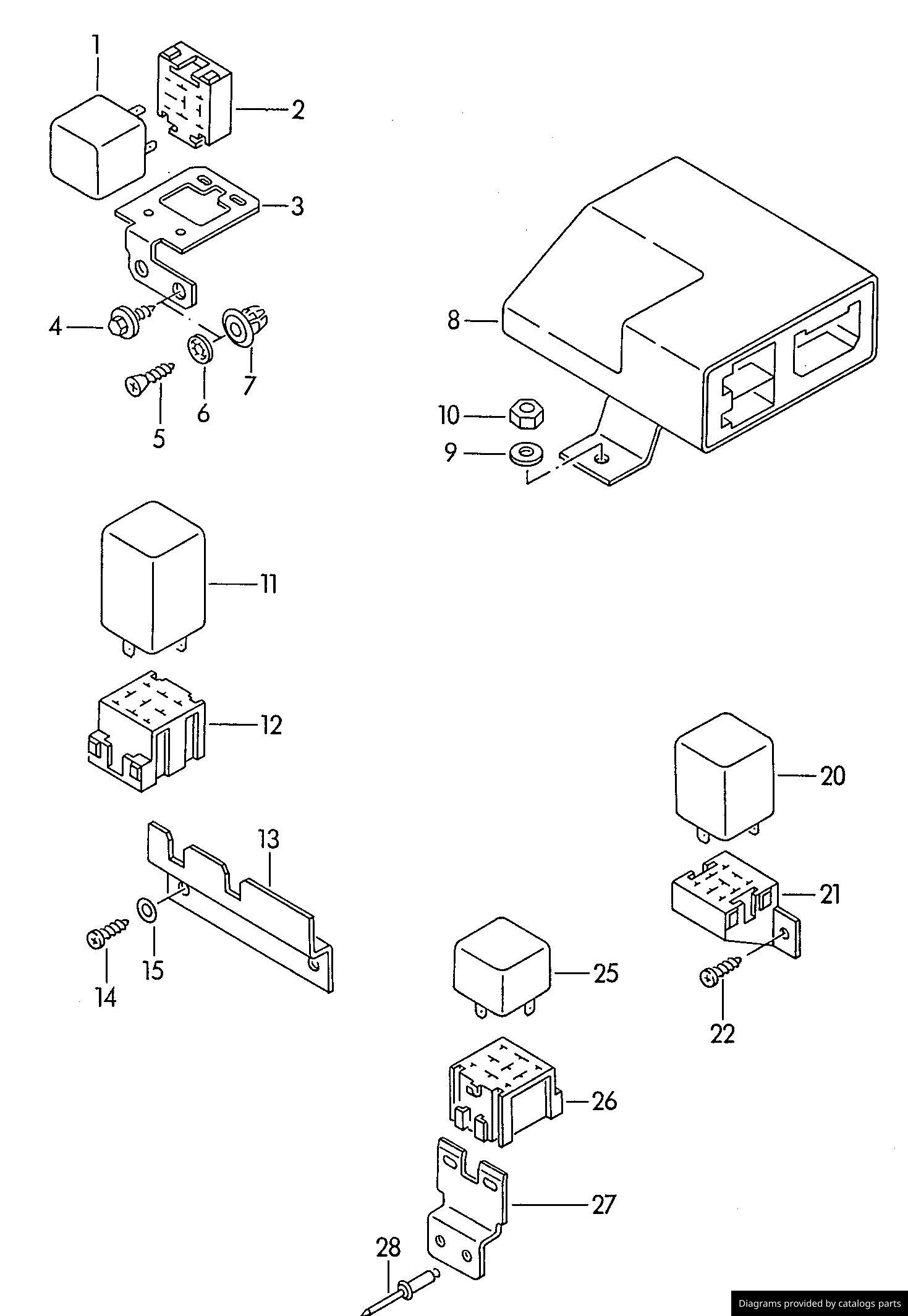 Car part diagram